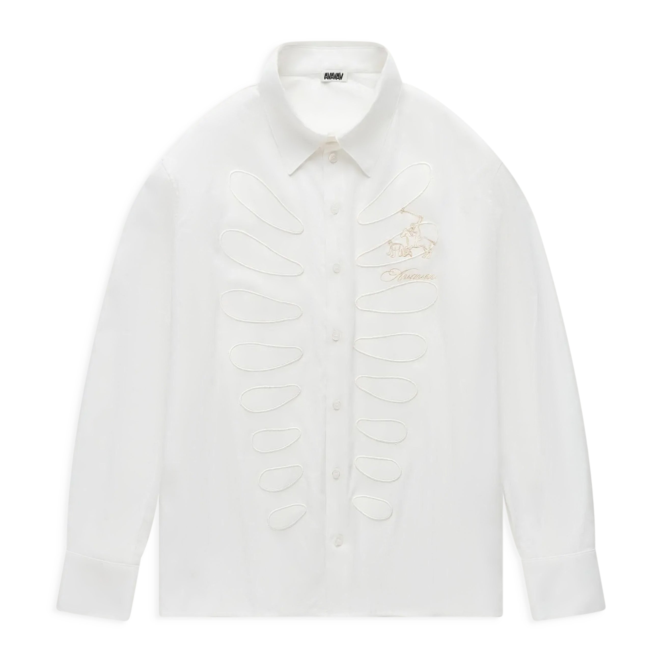 AVAVAV Cut-Out Shirt White