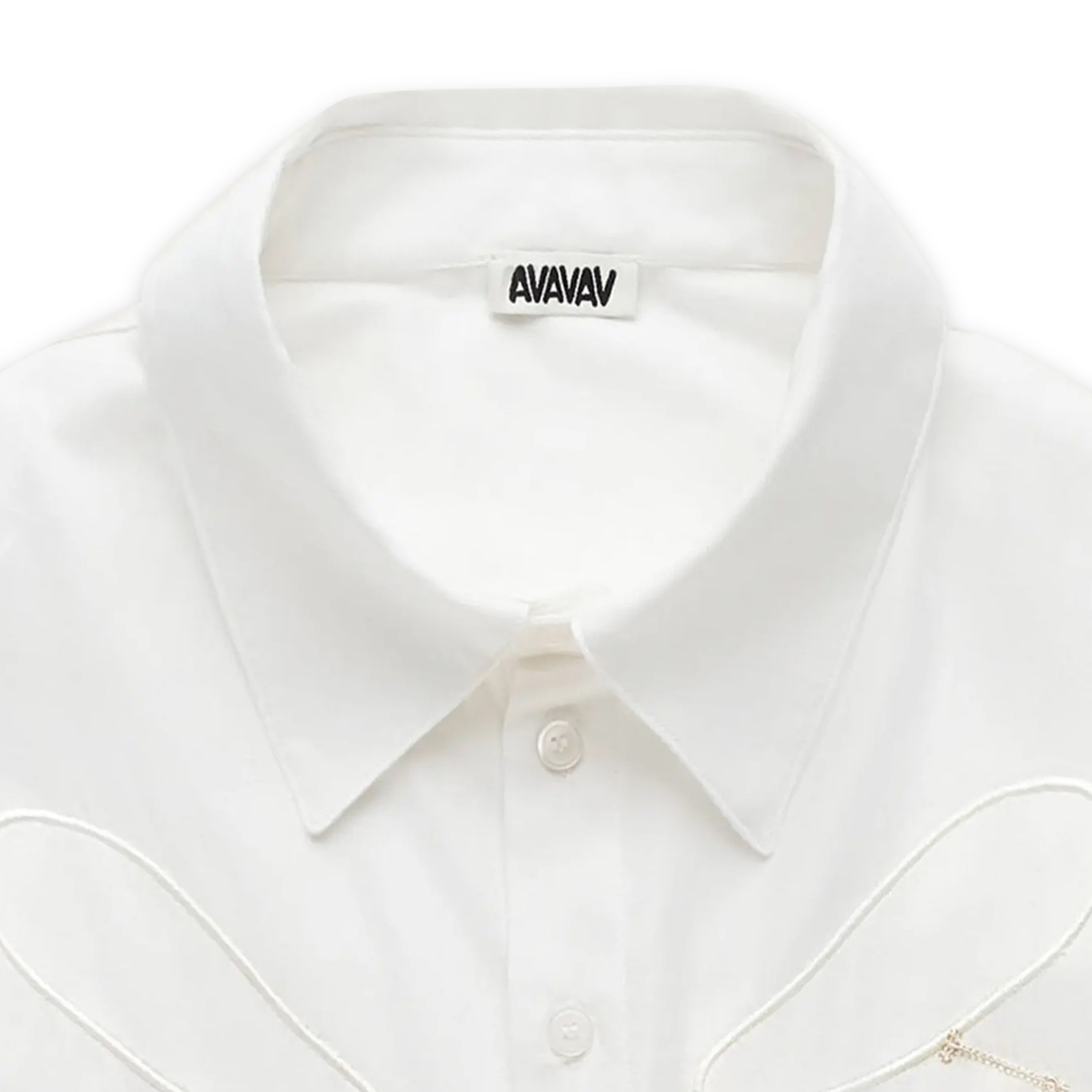 AVAVAV Cut-Out Shirt White