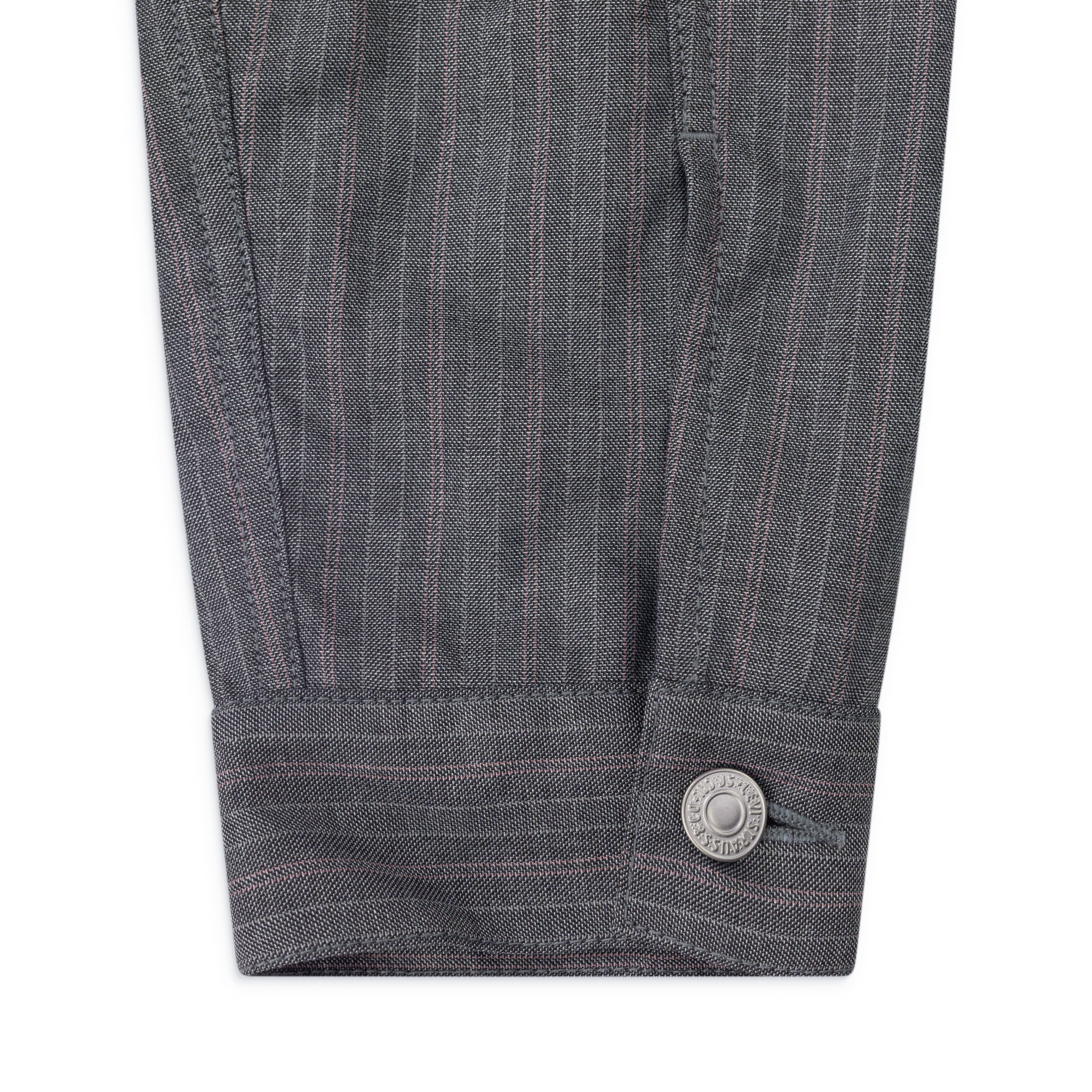 Junya Watanabe Man Levi's Striped Trucker Jacket Grey