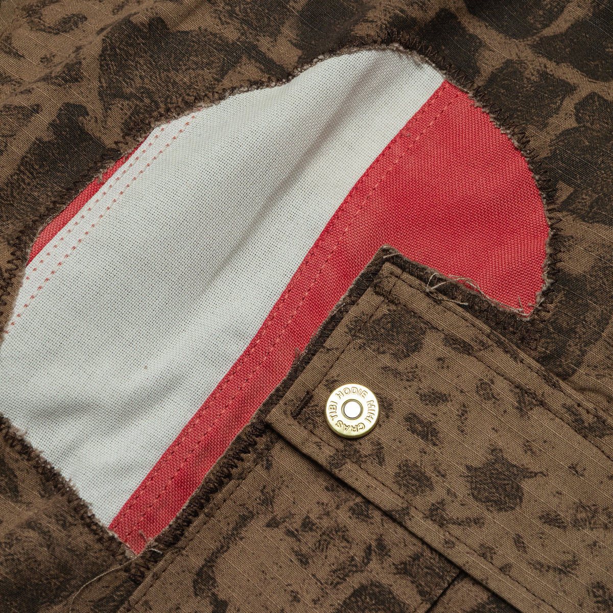 Ercole Studio Flag Camo Pants Brown