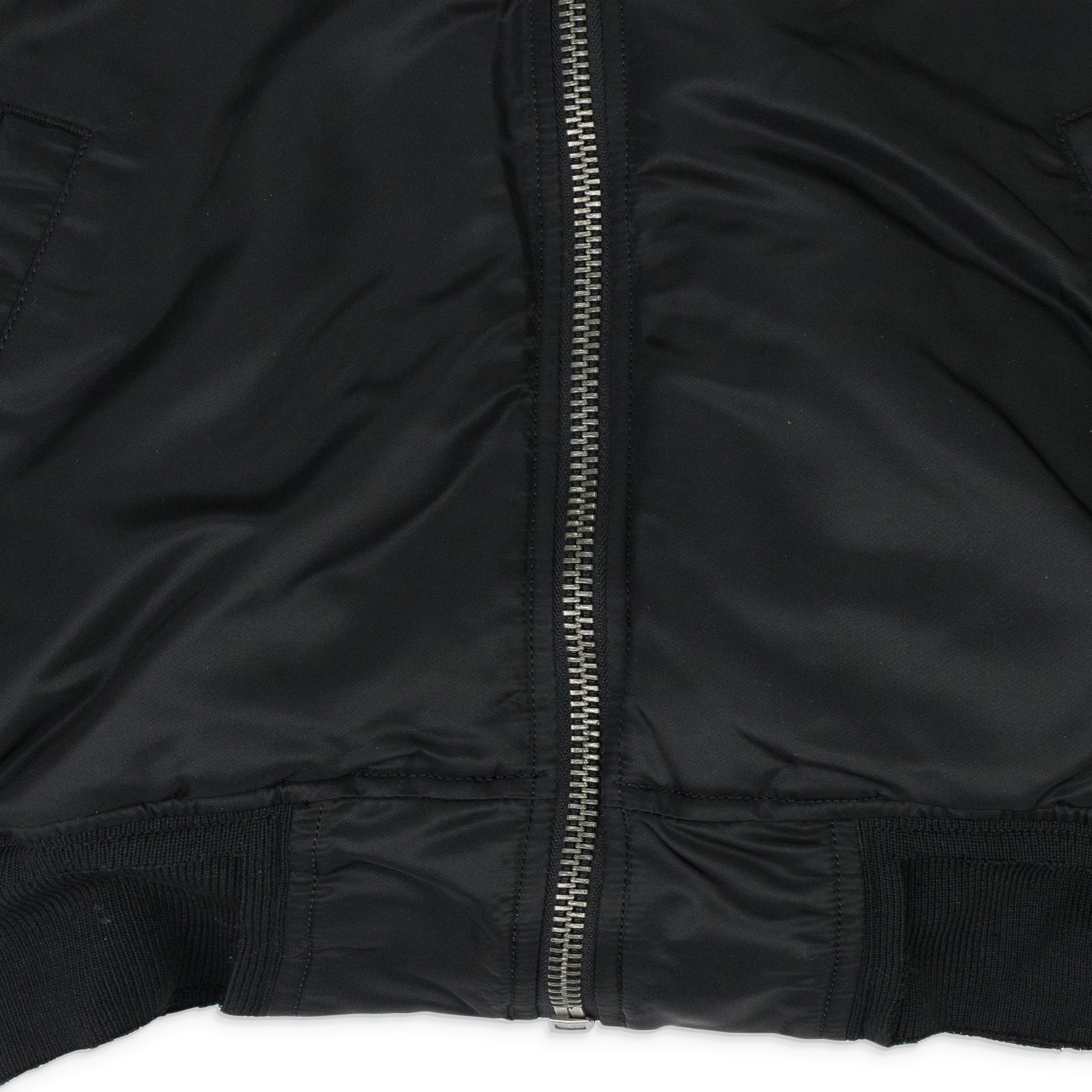 Prototypes Technical Nylon Navy Fixed Hood Bomber Blue