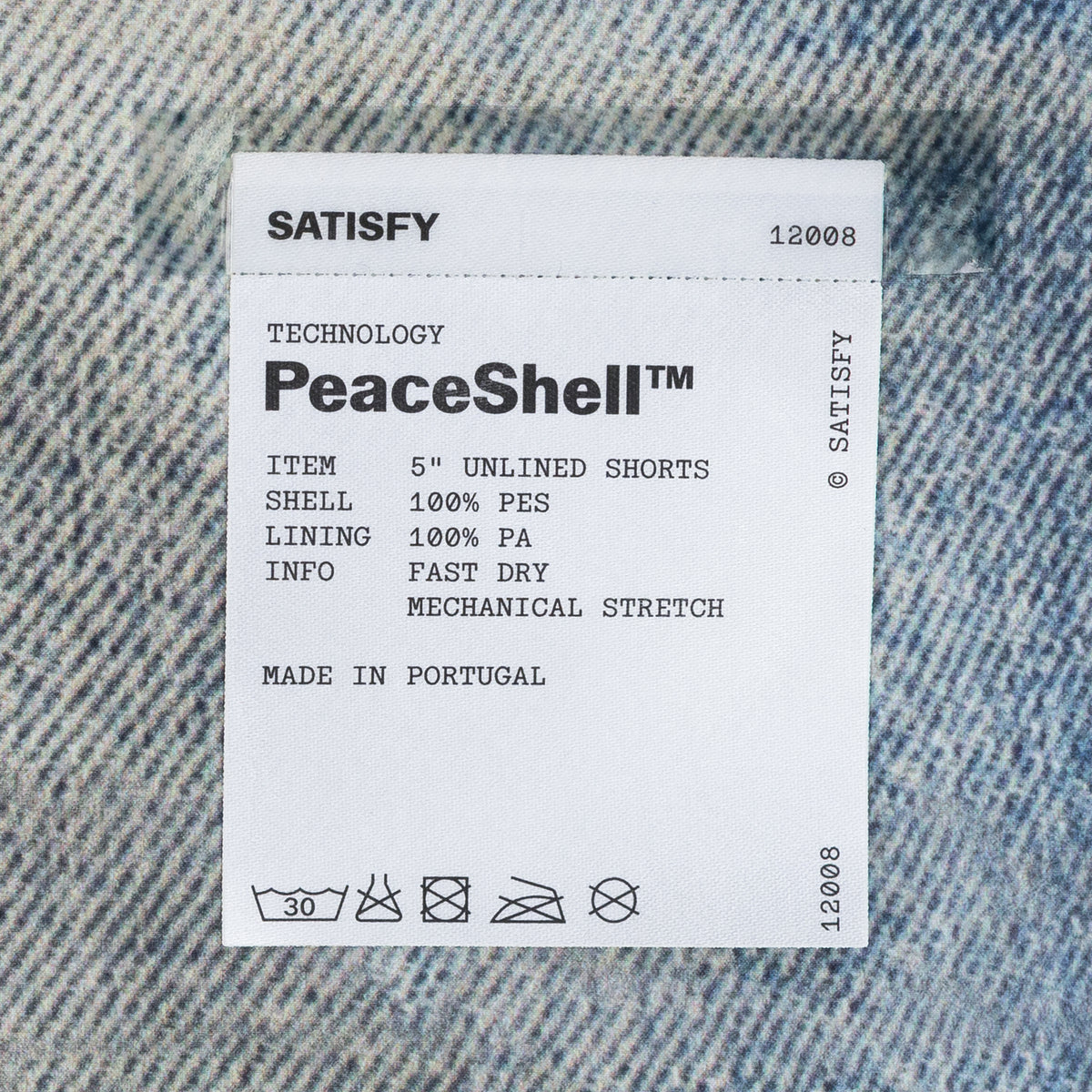 SATISFY Peaceshell 5 Unlined Shorts Blue