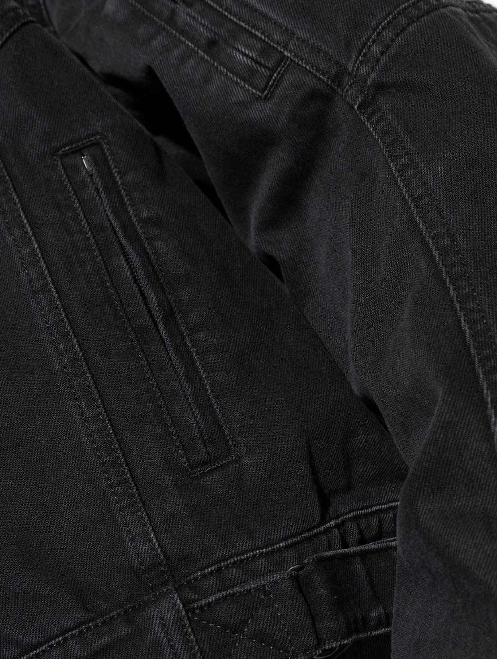 Vetements Racing Denim Jacket Vintage Black