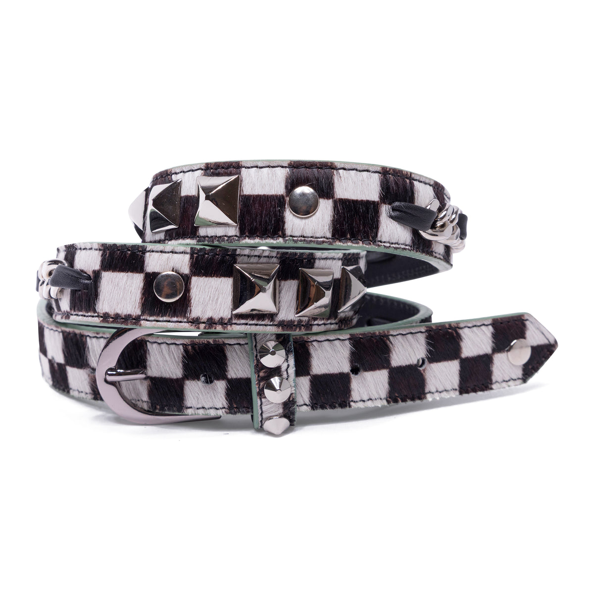 YOSSI CORP Leather Belt Multicolor
