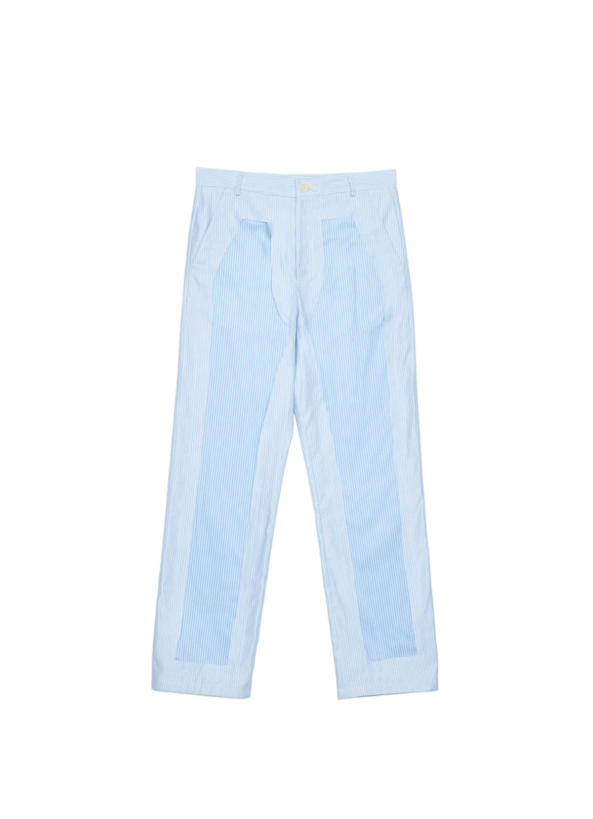 Edward Cuming Layered Panelled Tech Trousers Blue