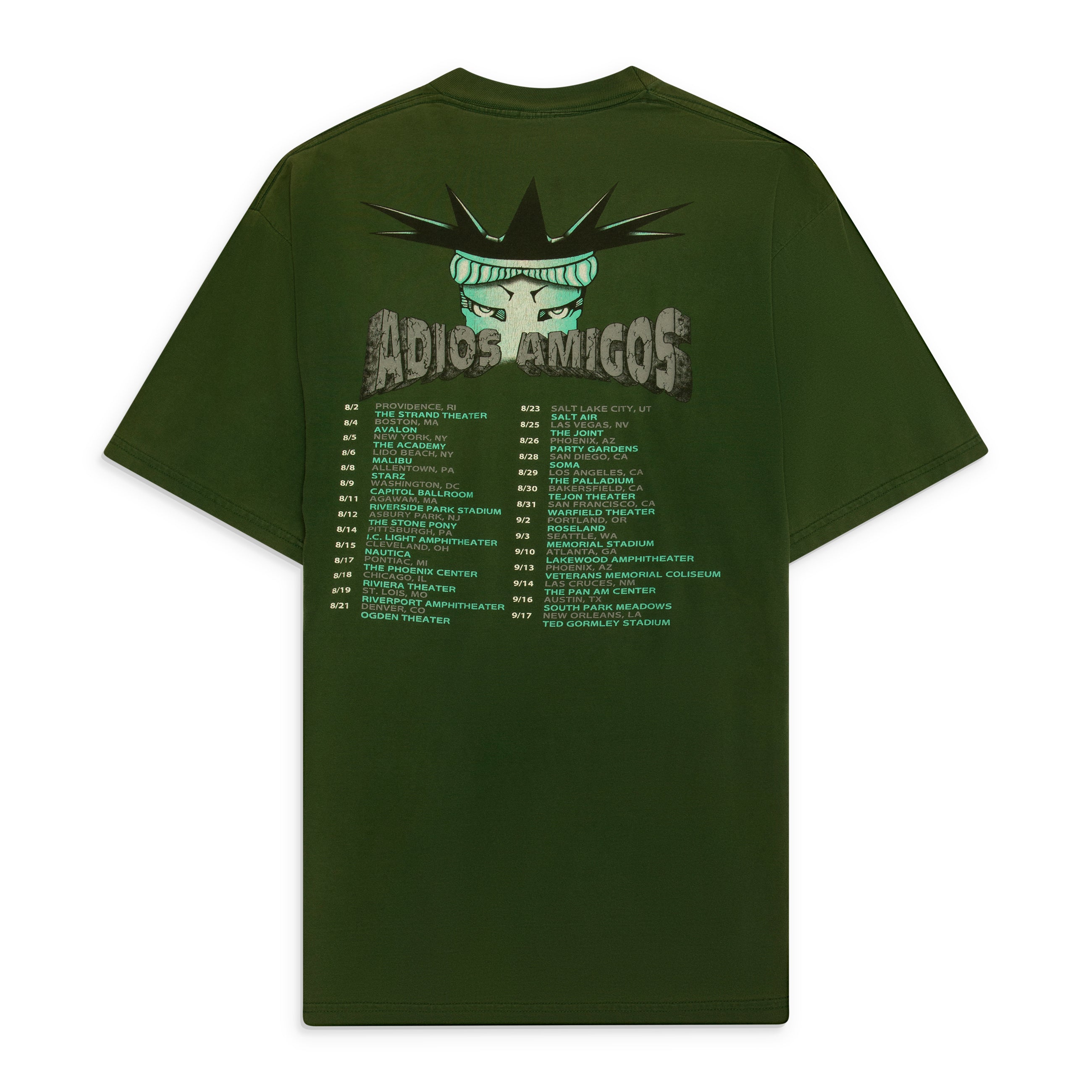 Essx Vintage Ramone T-Shirt Green