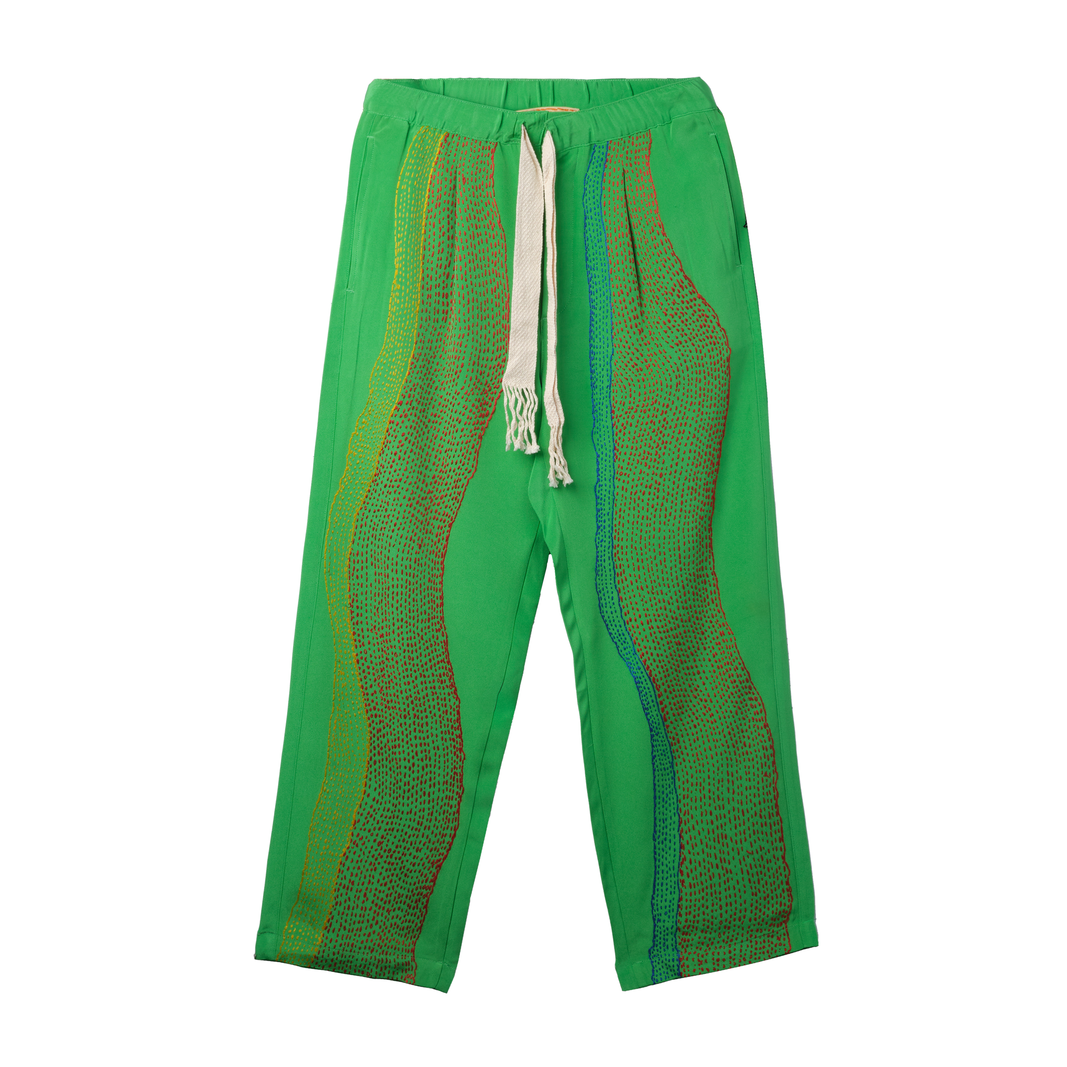 Glass Cypress Green Curves Trouser 8460