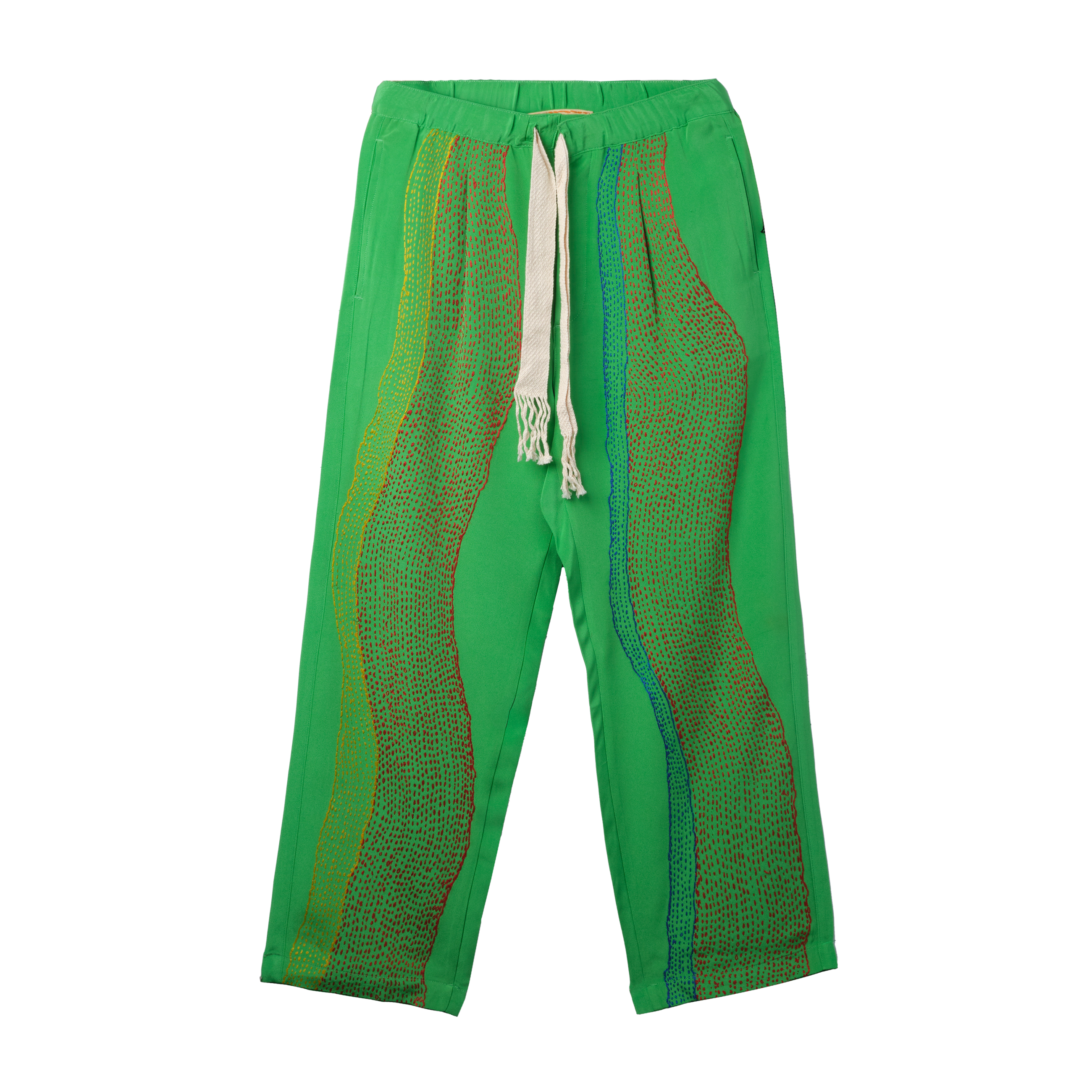 Glass Cypress Green Curves Trouser 8460