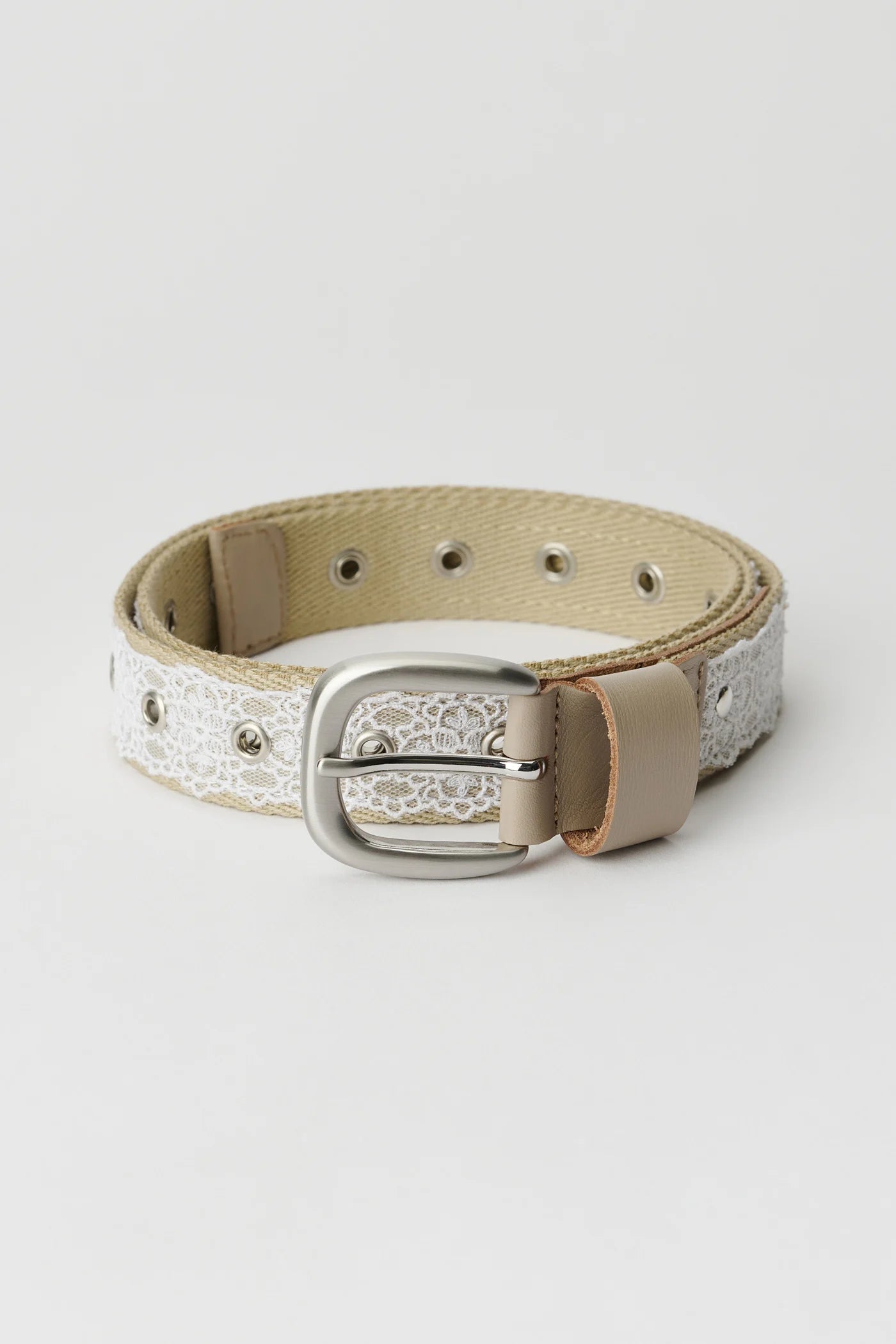 Our Legacy 3 Cm Lace Belt Belts White