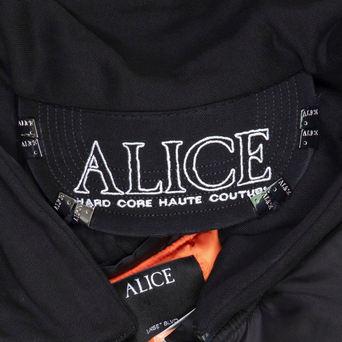 Alice Hollywood Hooded Atelier Bomber Jacket Black