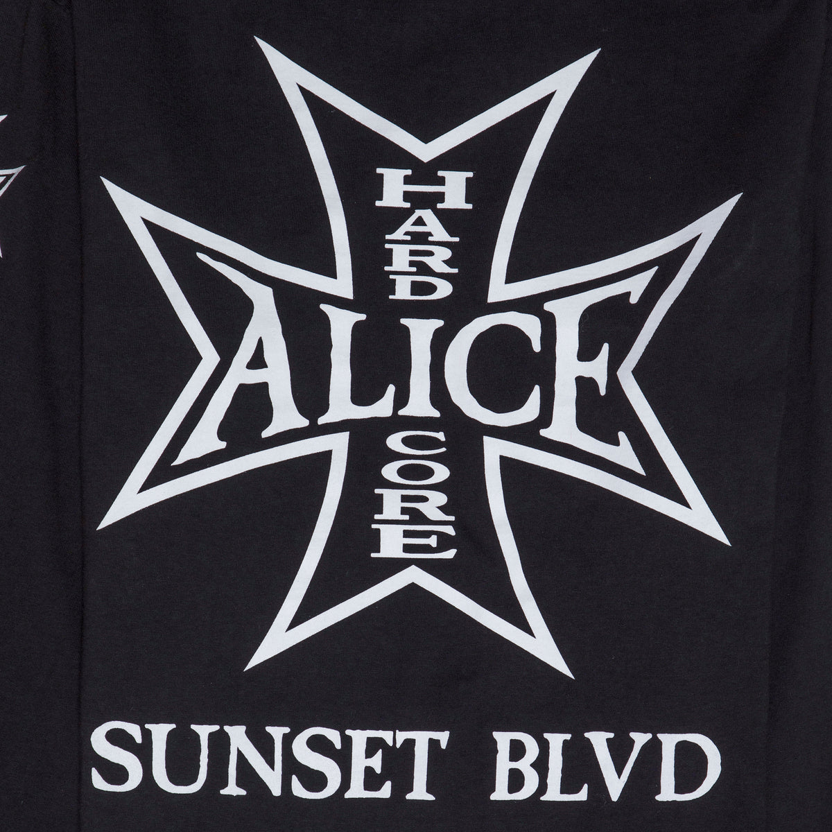 Alice Hollywood Sunset Blvd Ls T-Shirt Black