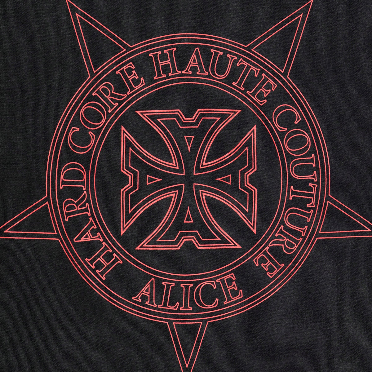 Alice Hollywood Too High Oversized Heavy T-Shirt Black