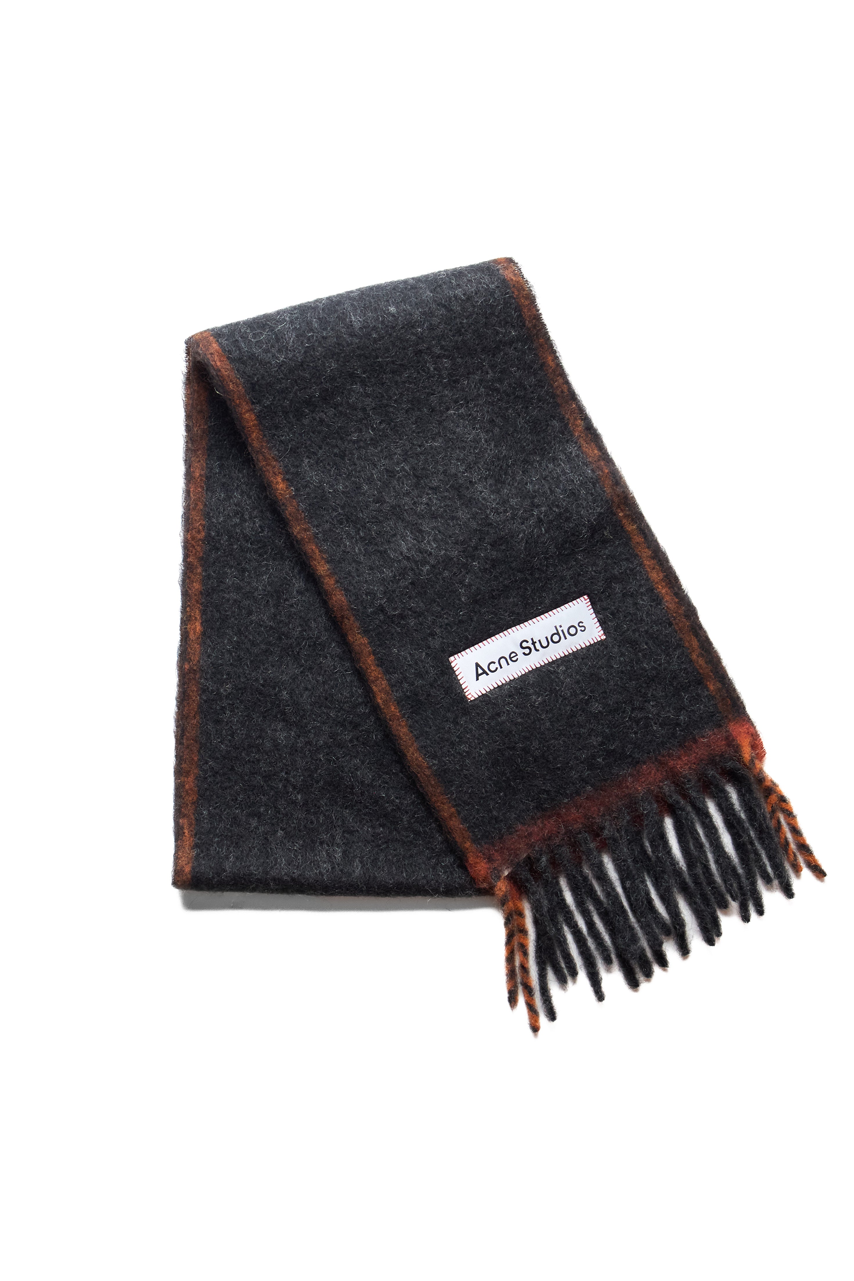 Acne Studios Vally Solid Scarf Black 10199