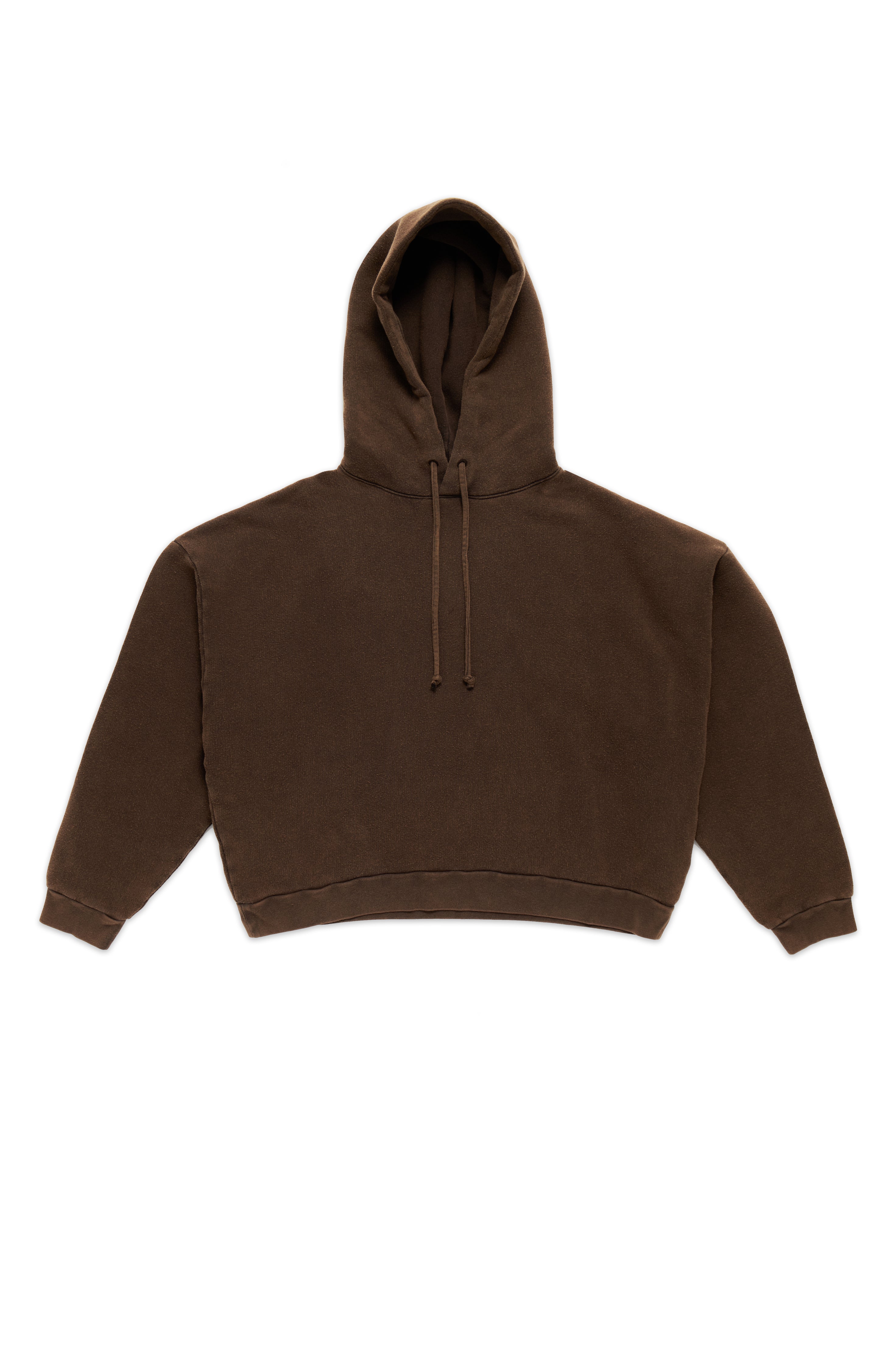 ACNE STUDIOS FESTER VINTAGE WASH HOODIE BROWN