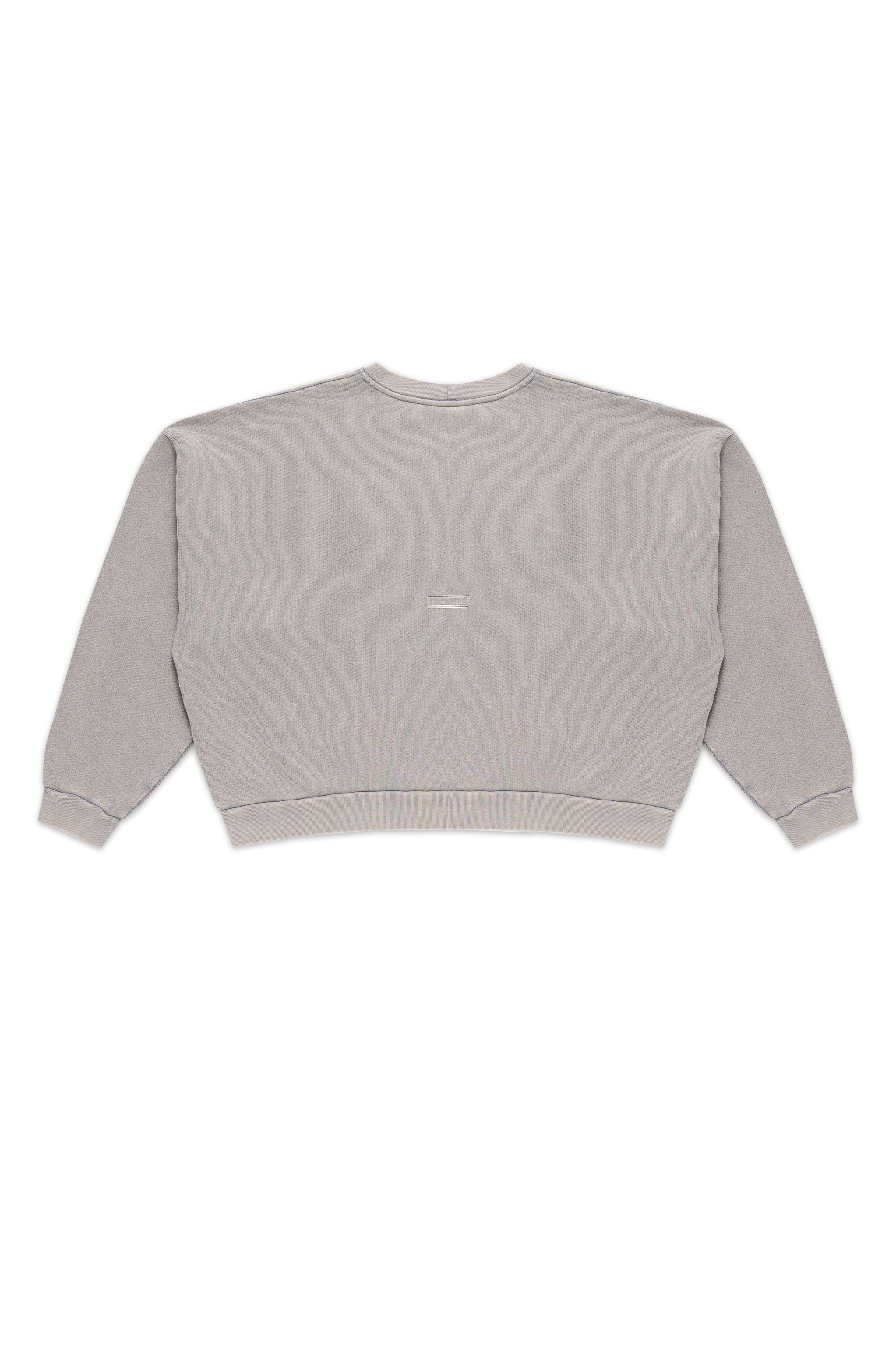 ACNE STUDIOS FESTER VINTAGE WASH SWEATSHIRT PURPLE