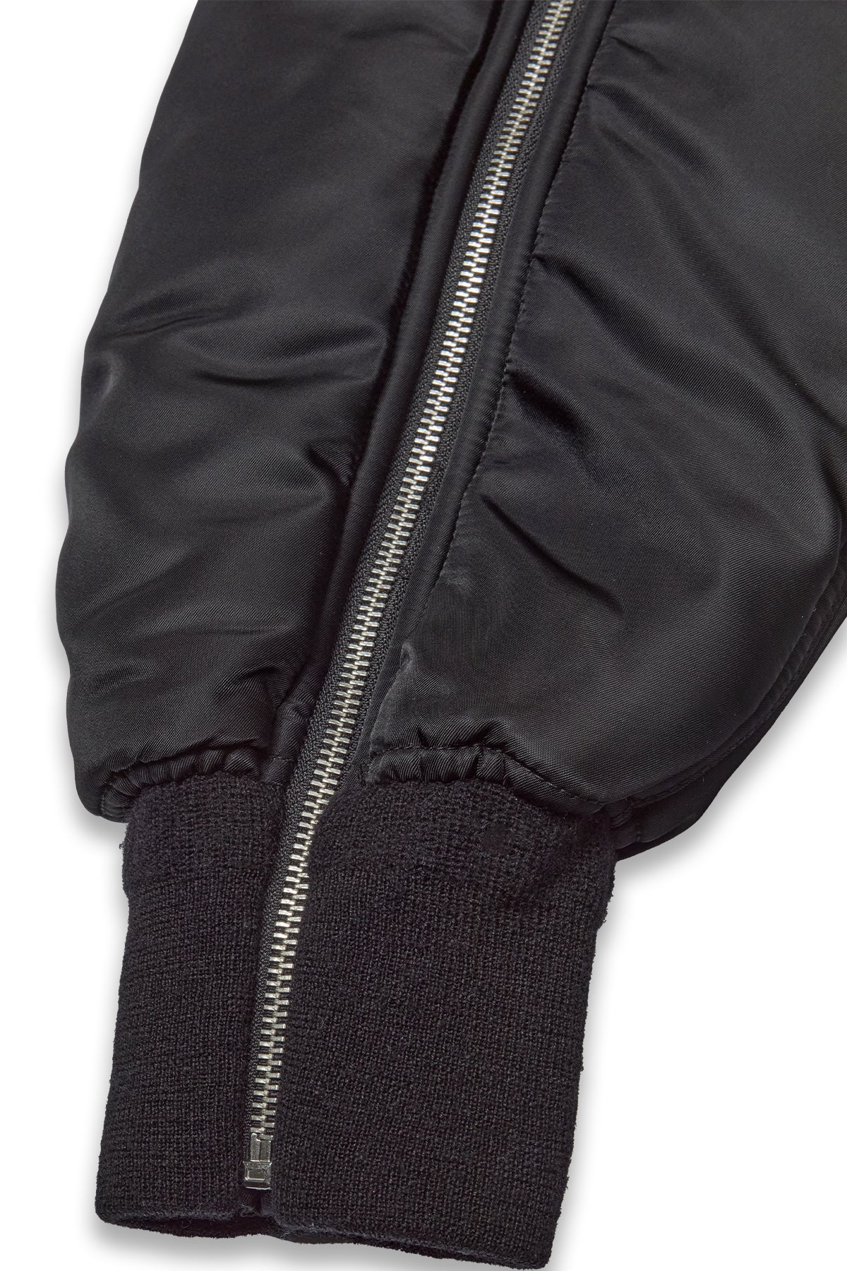 Acne Studios Nylon Bomber With Zips Black