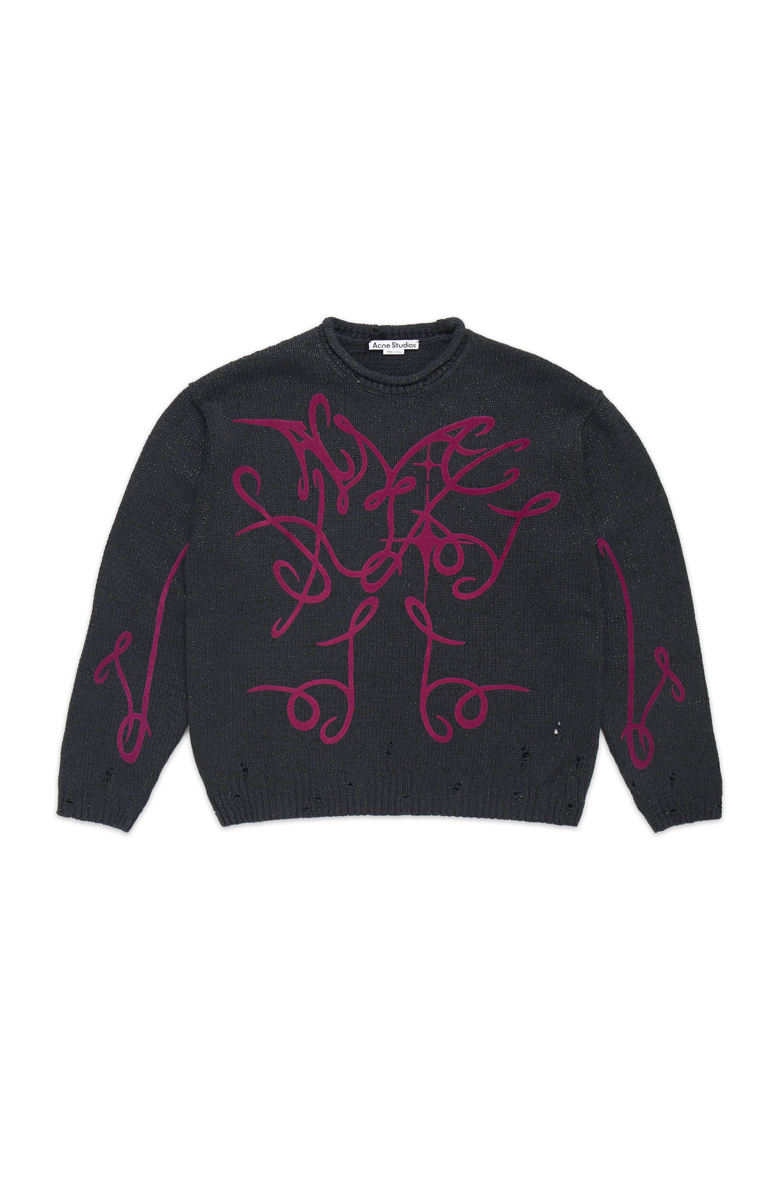 ACNE STUDIOS Kawii Cyber Logo Sweater