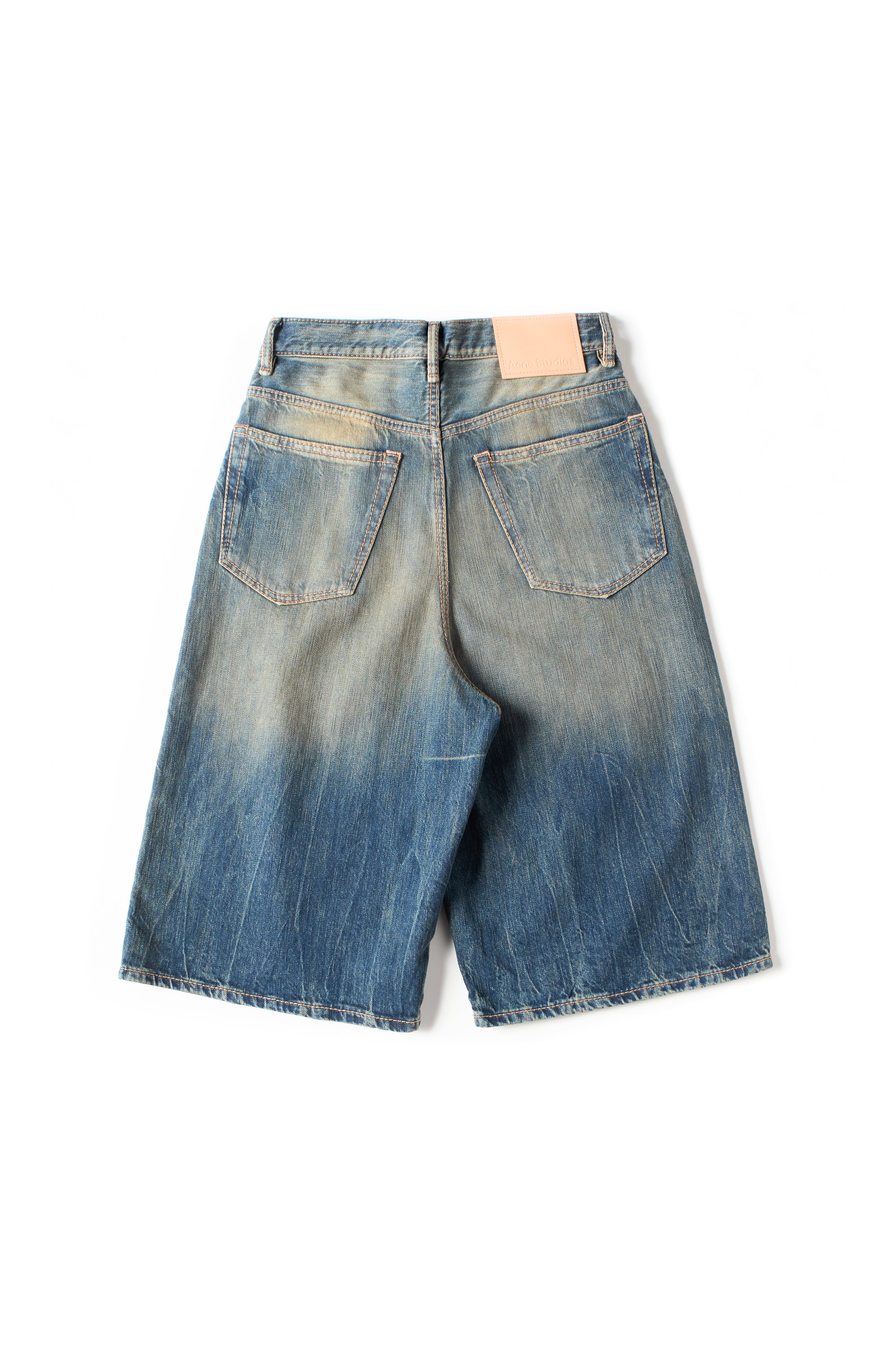 Acne Studios Washed Denim Shorts Blue 10134