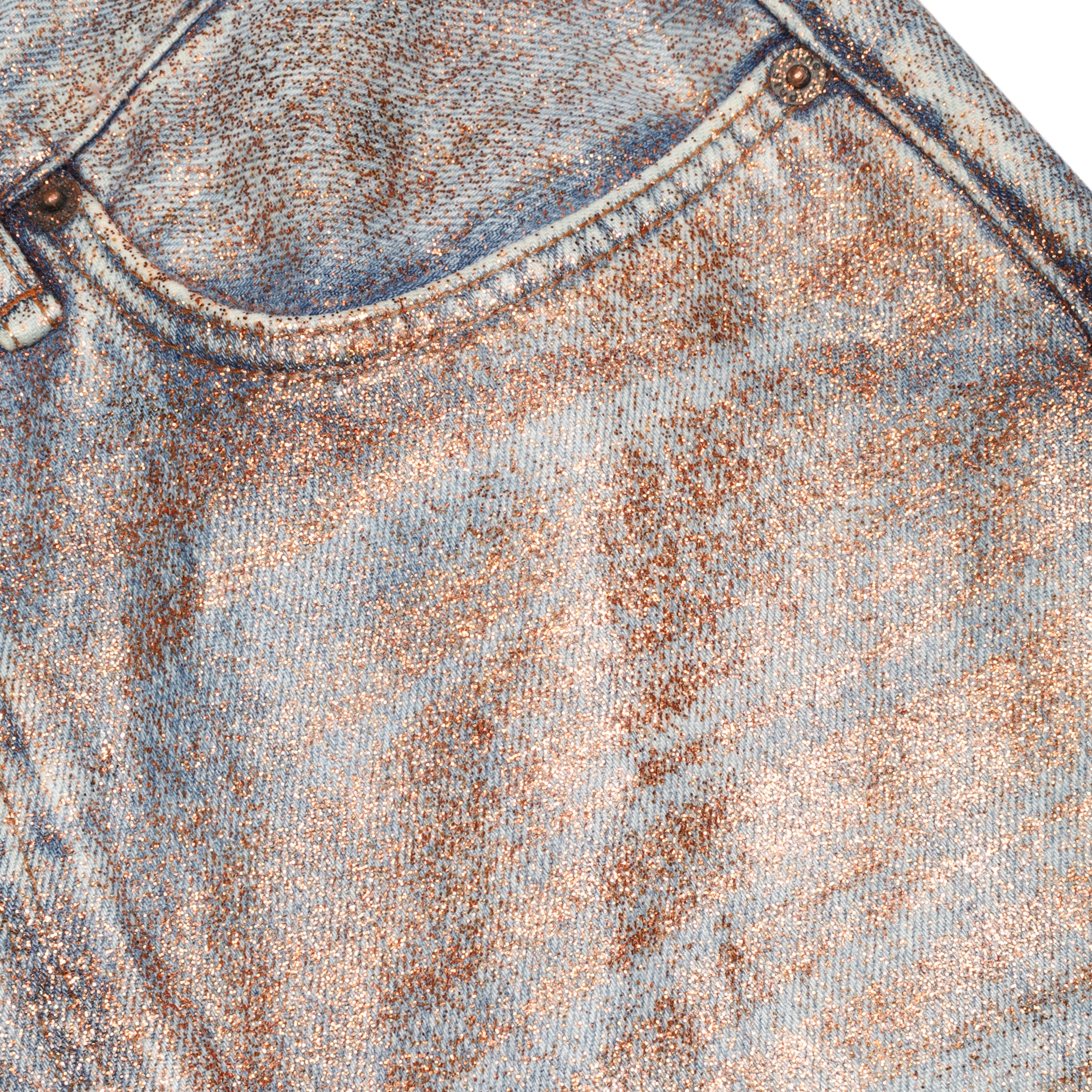 Acne Studios 1981 Glitter Denim Blue / Copper