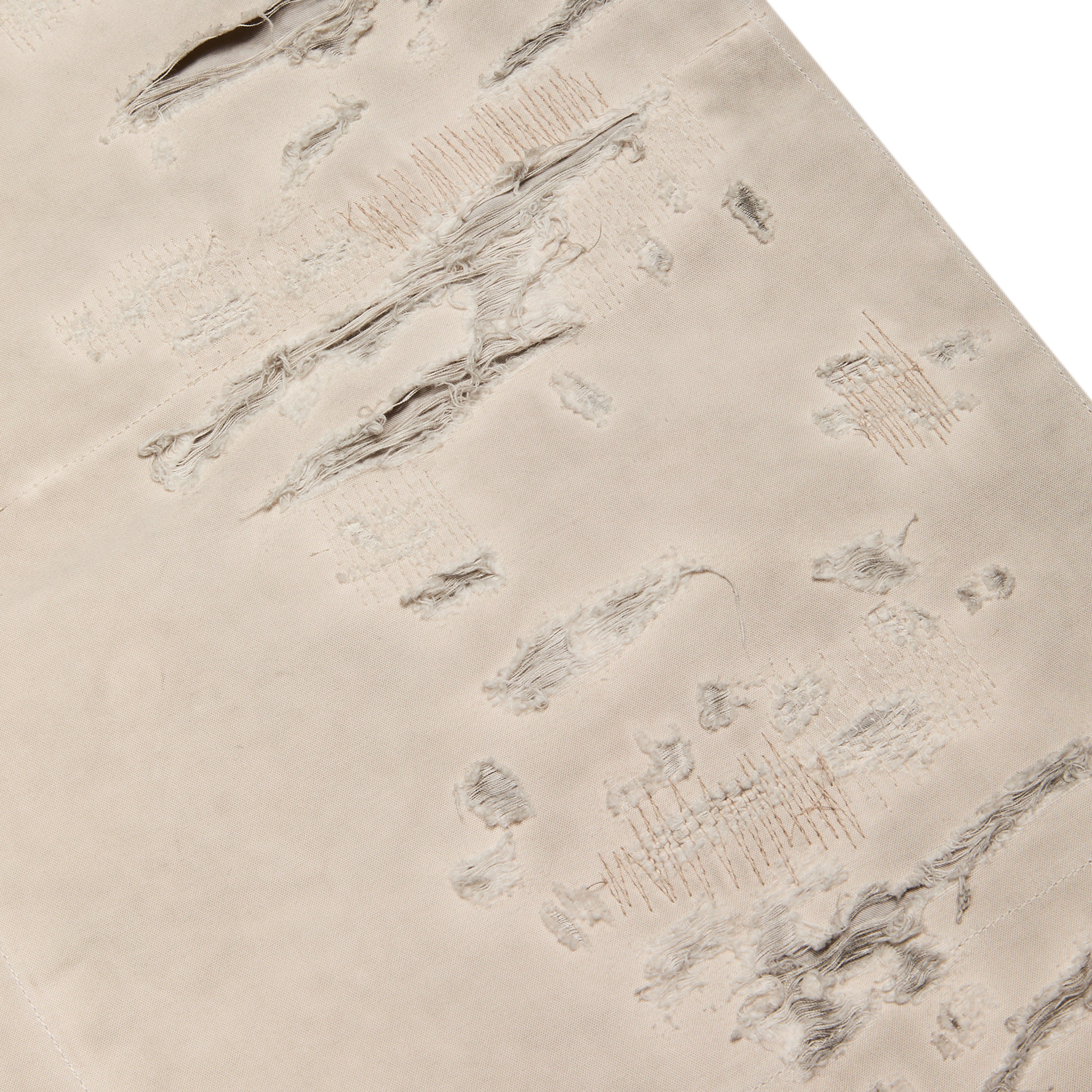 Acne Studios Distressed Wide Leg Trousers Light Taupe – ESSXNYC