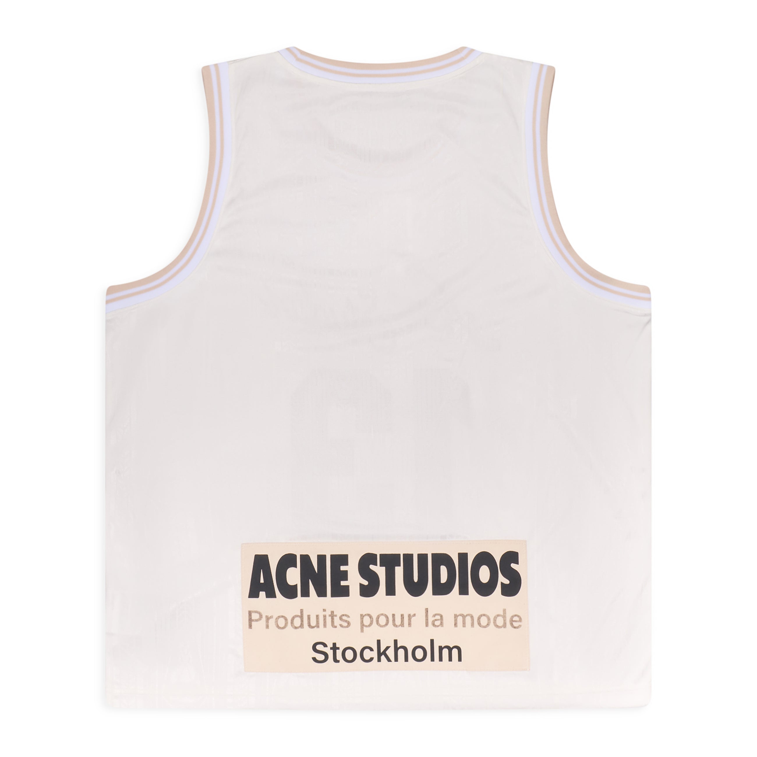 Acne Studios Sleeveless Sports Jersey White