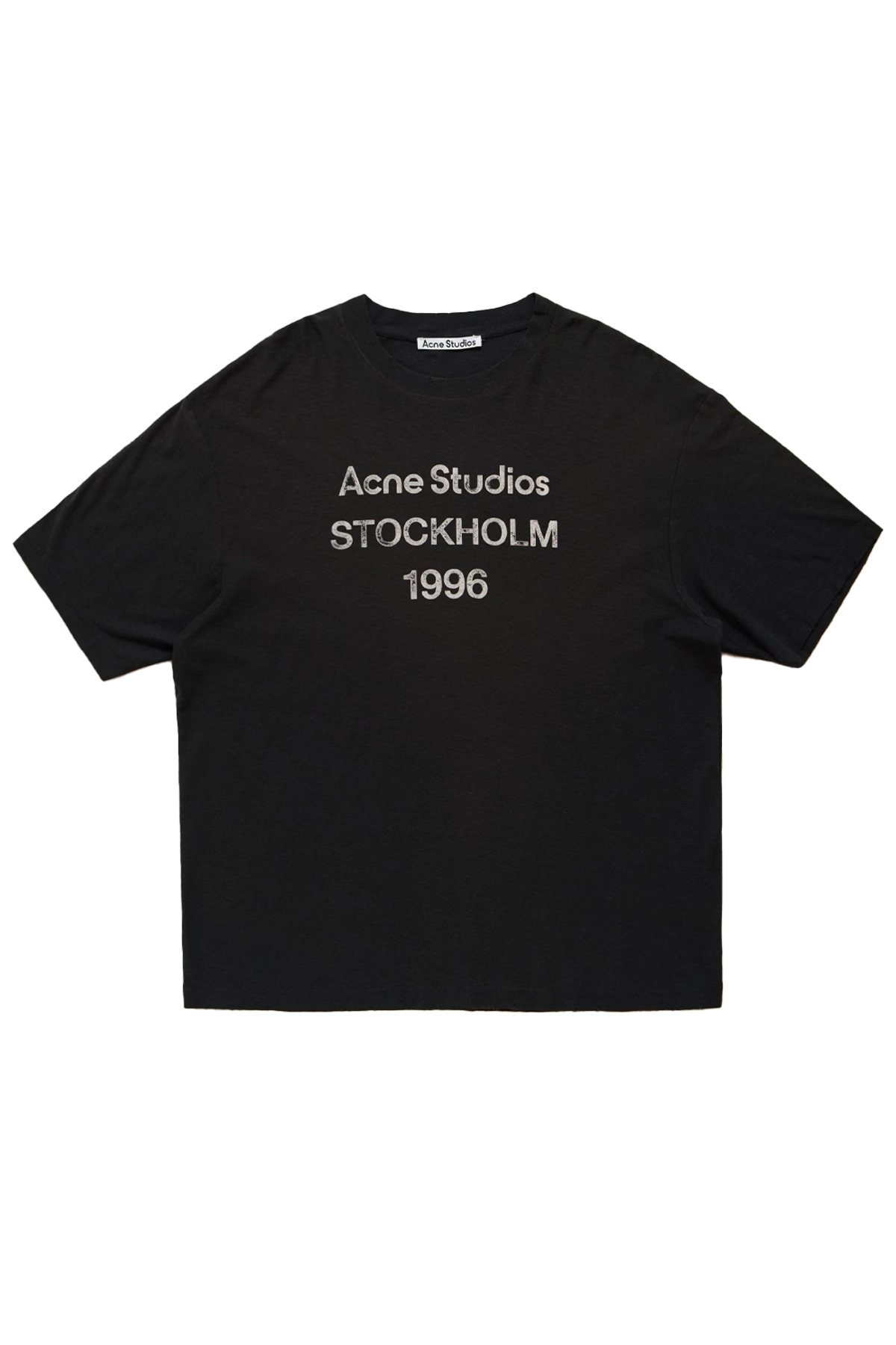 Acne Studios Logo Short Sleeve T-Shirt Black