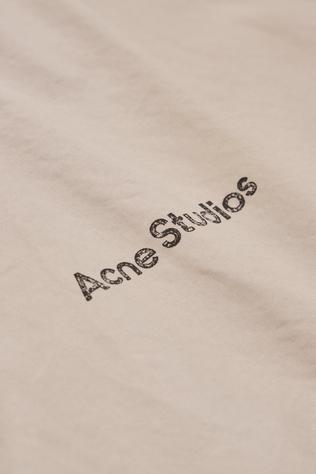 Acne Studios Logo Zipper Jacket Dusty White 3