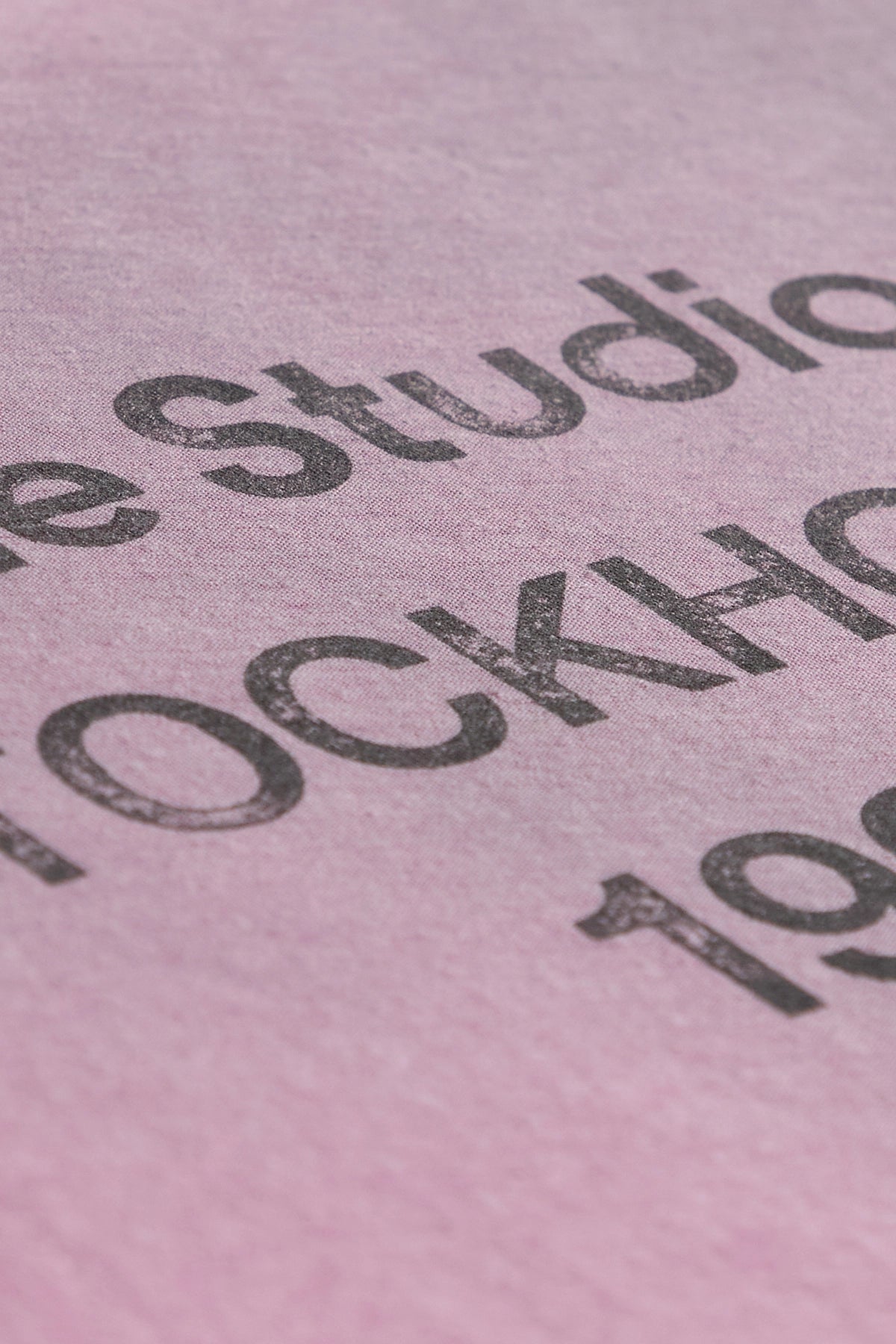 Acne Studios ピンク ロングスリーブ Tシャツ S Logo embroidered cotton jersey T-shirt in pink - Acne