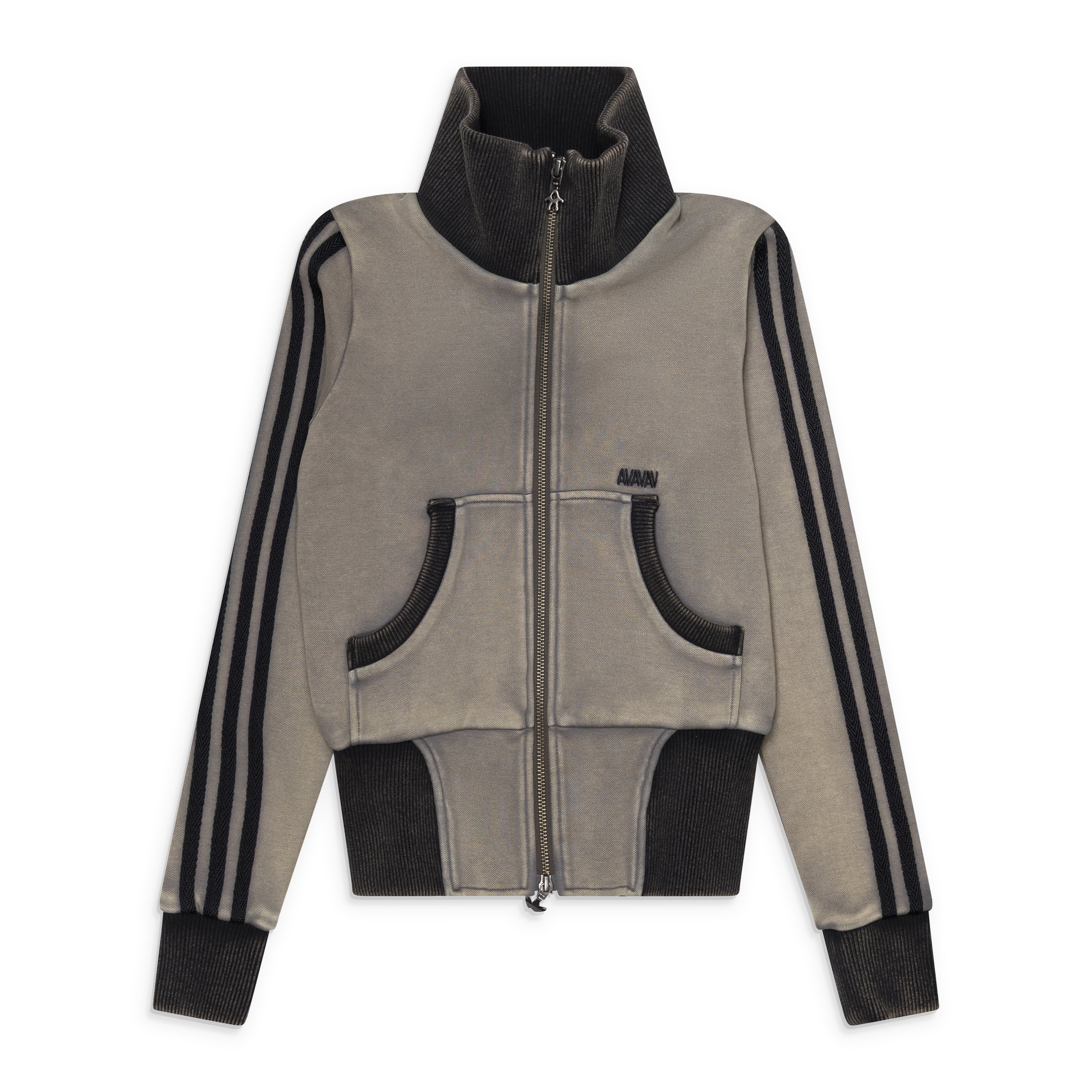 Adidas x AVAVAV Cropped Track Jacket Grey