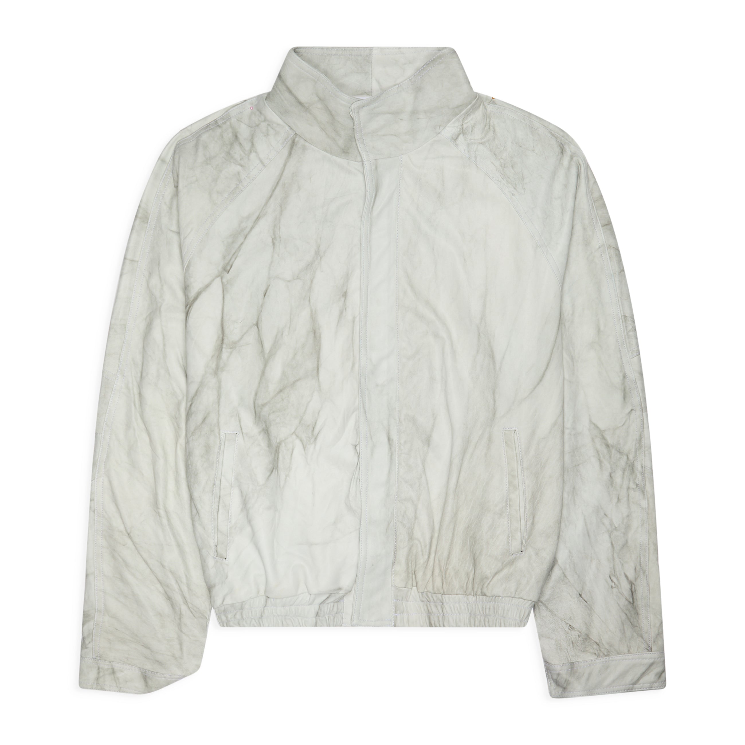 ALEXANDER DIGENOVA Leather Blade Jacket Grey