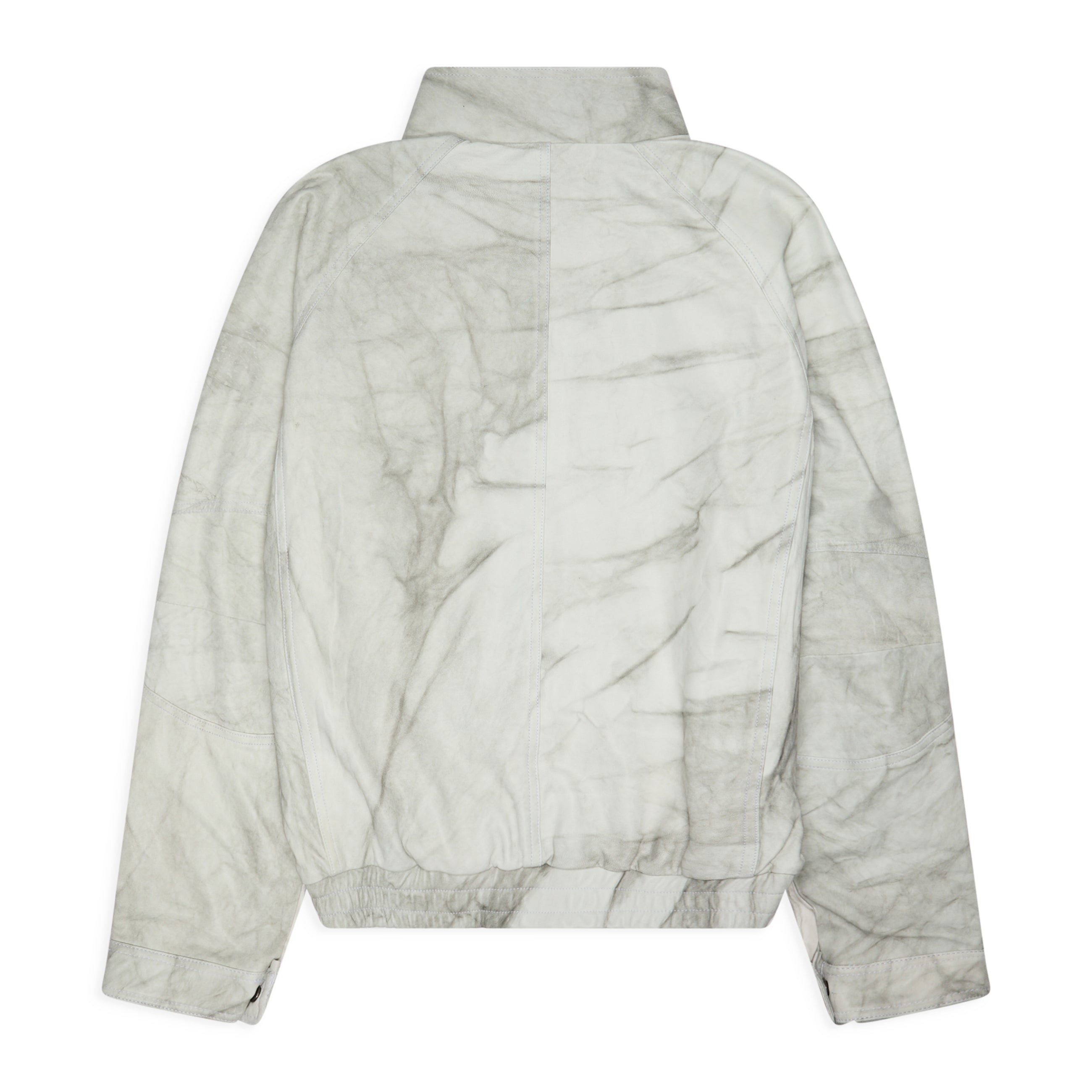 ALEXANDER DIGENOVA Leather Blade Jacket Grey