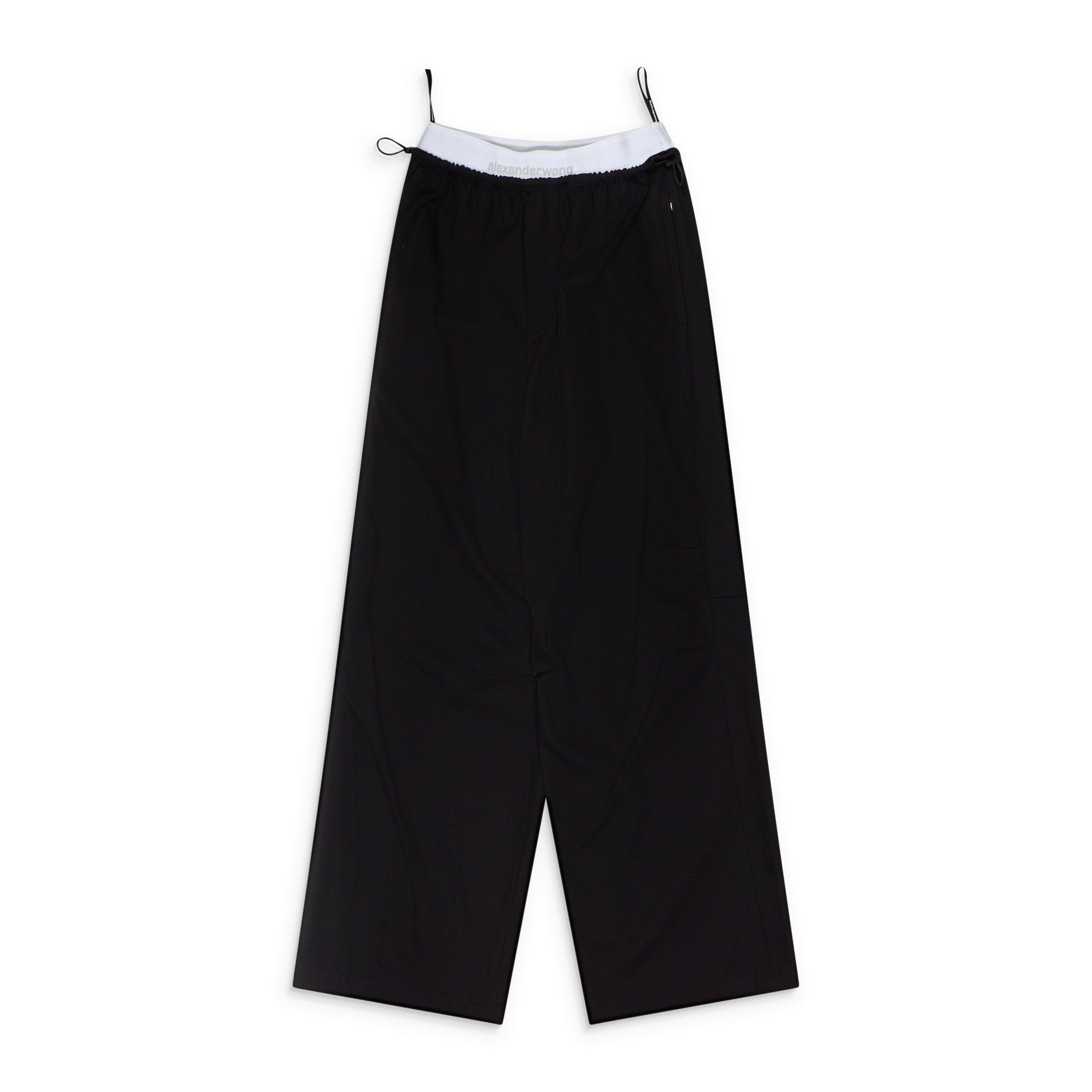 Alexander Wang Mid-Rise Logo Elastic Pant