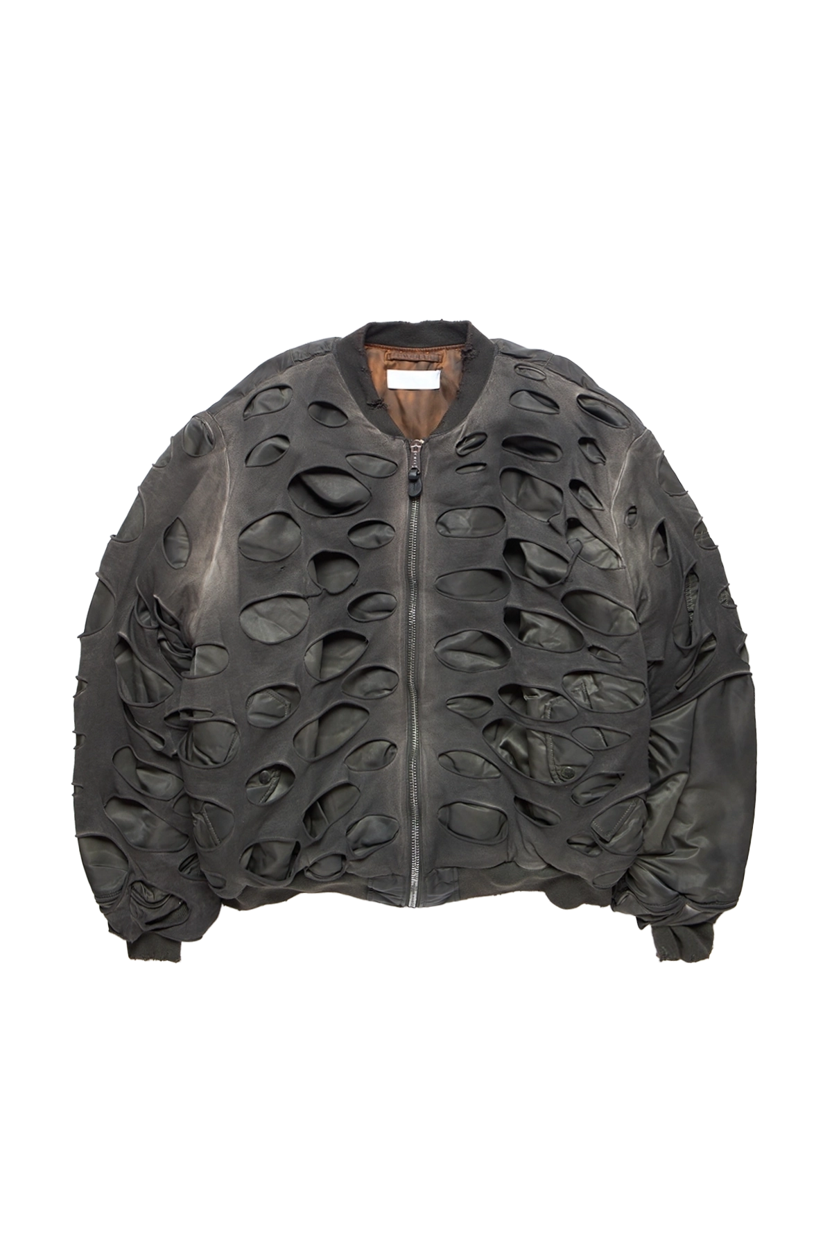 Alexander Digenova Cut Out Bomber Black Oil Wash