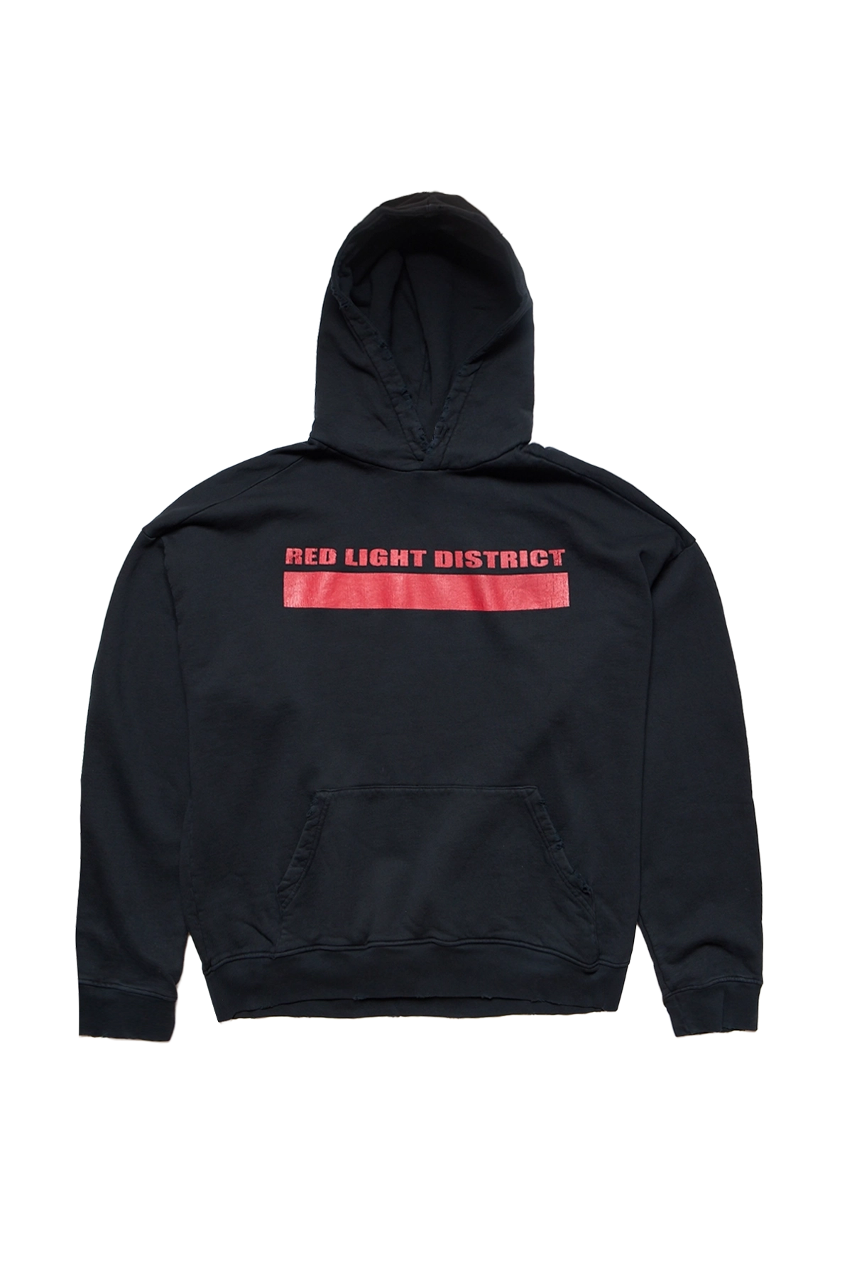 Alexander Digenova Red Light District Hoodie Washed Black
