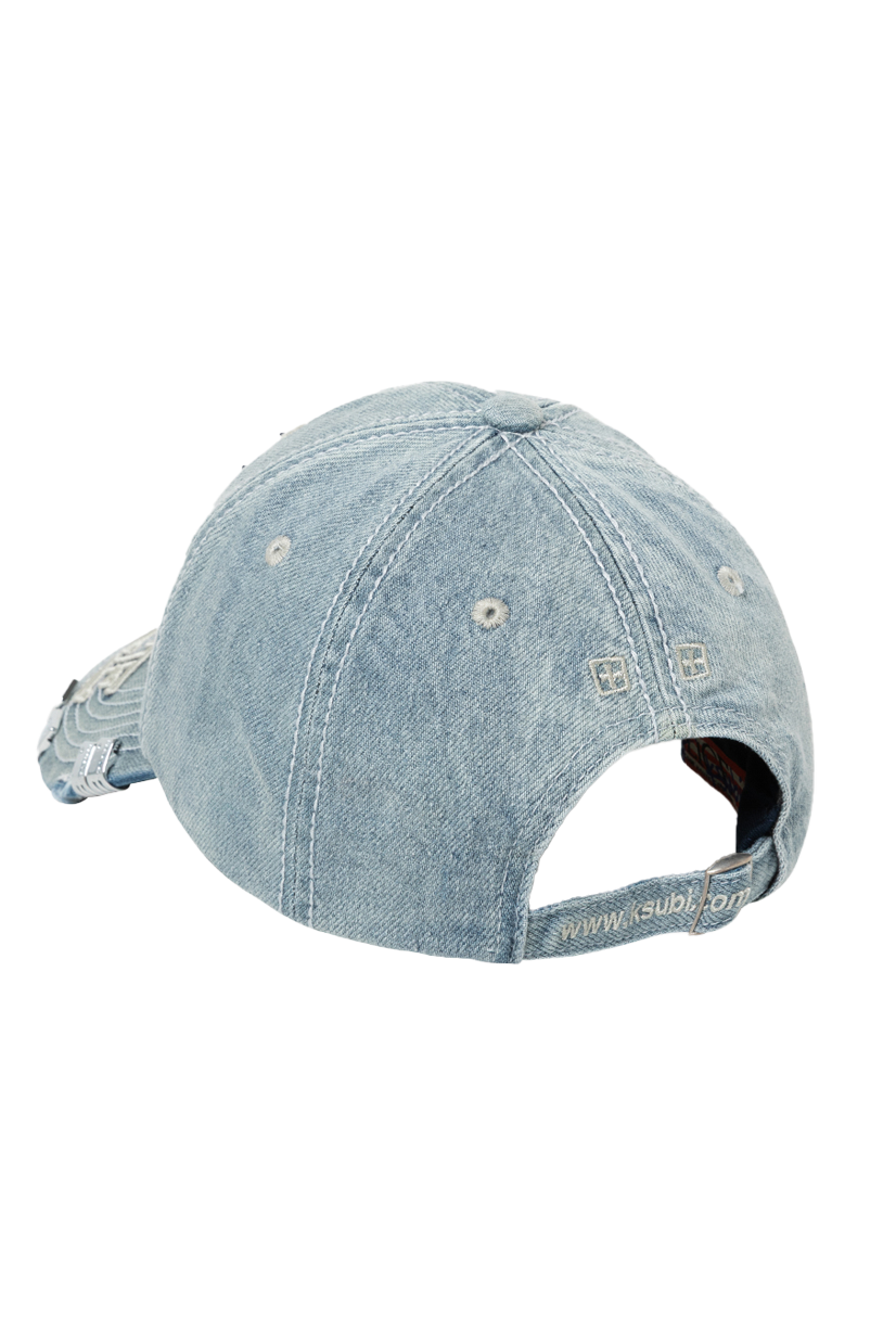Light blue denim cap 