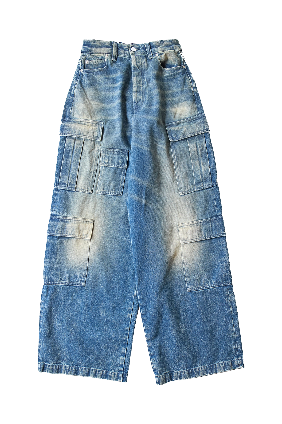 AMBUSH Denim Cargo Pants Blue