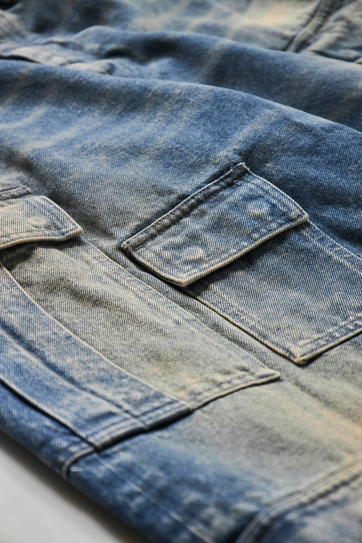 AMBUSH Denim Cargo Pants Blue 2