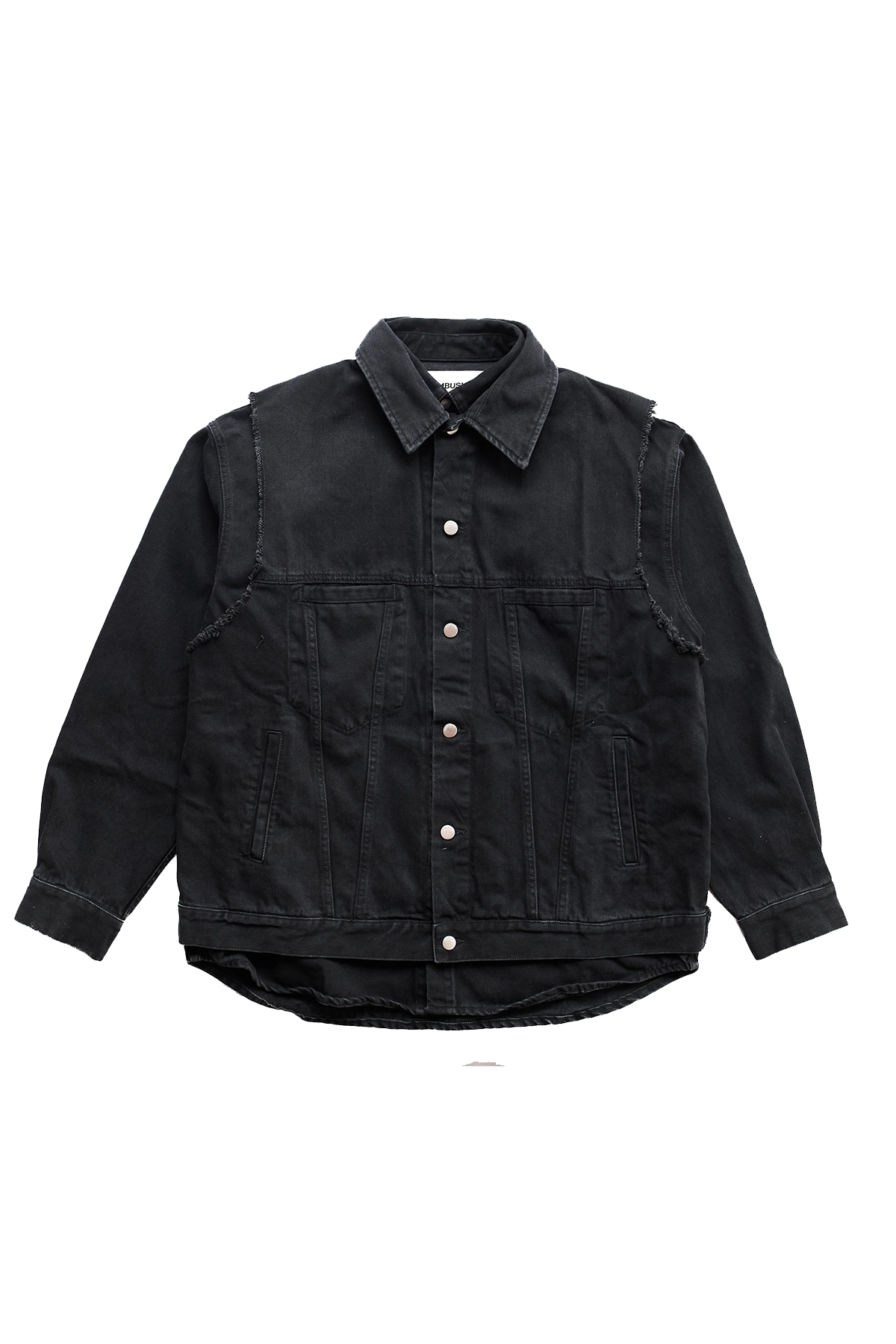 AMBUSH Layered Denim Shirt Black