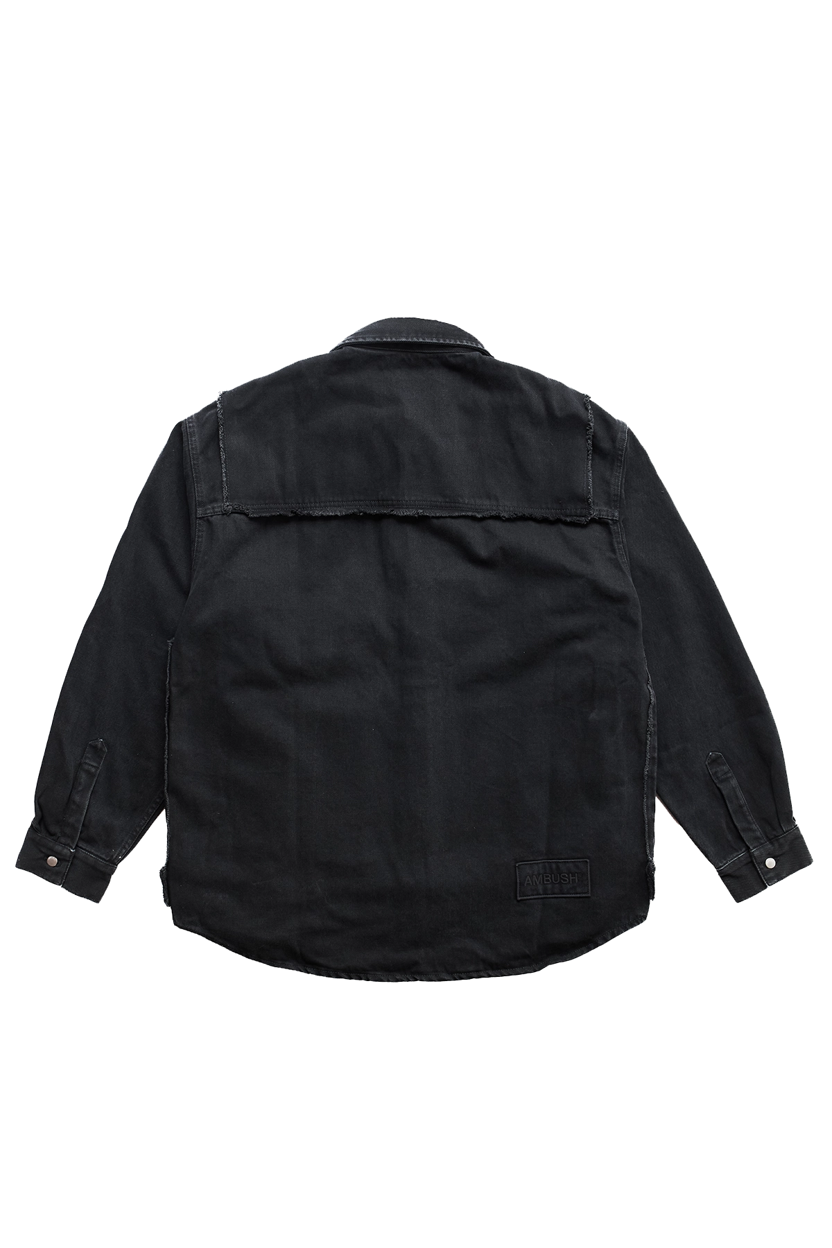 AMBUSH Layered Denim Shirt Black 1