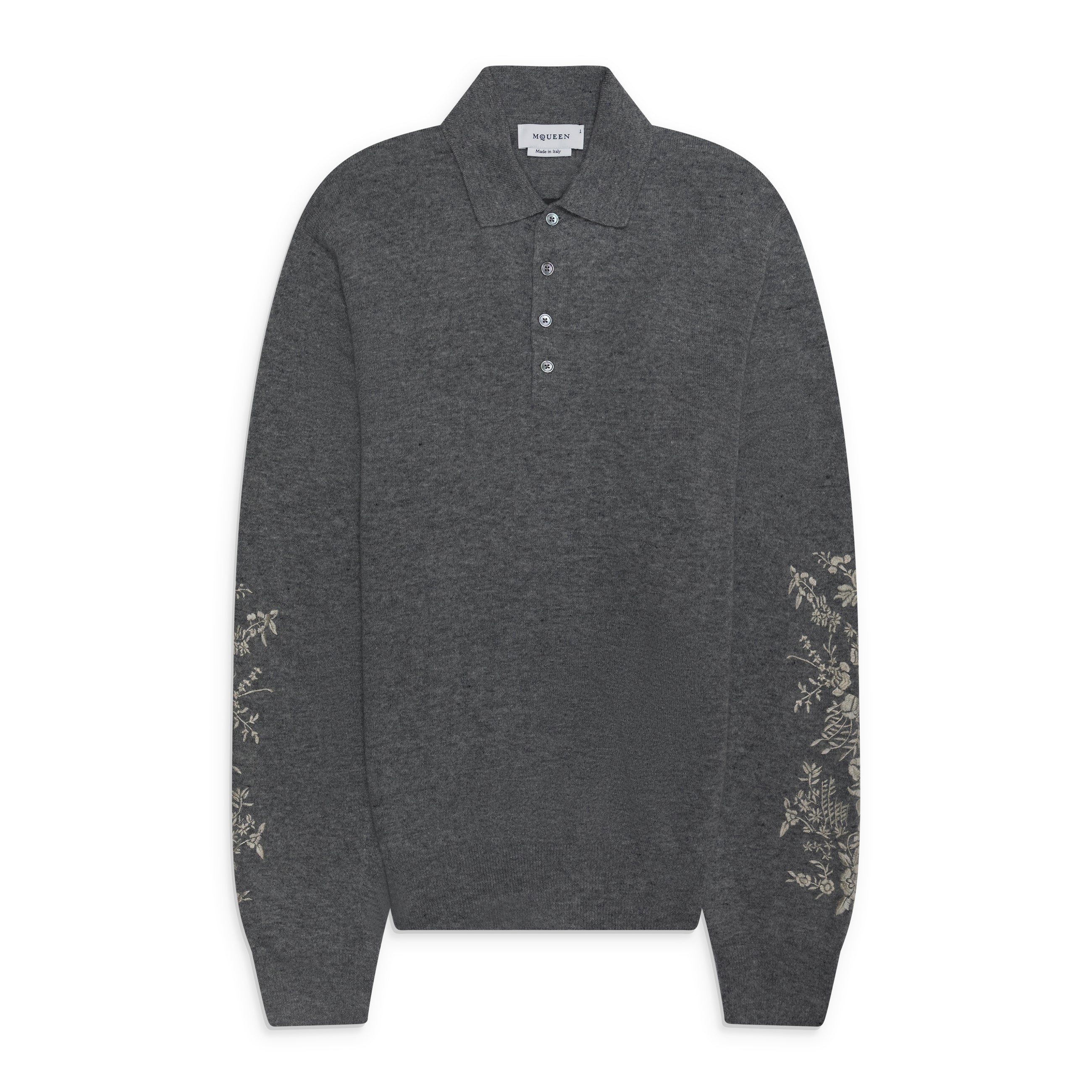 Alexander McQueen Long Sleeve Polo - front