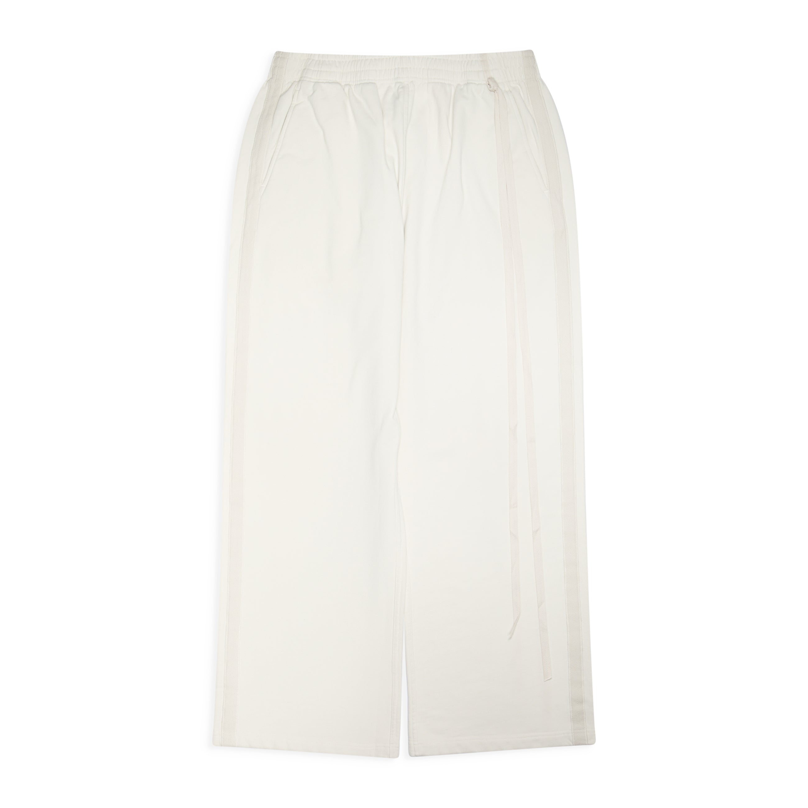 Ann Demeulemeester Boas Comfort Sweatpants With Herringbone Side Band Ivory