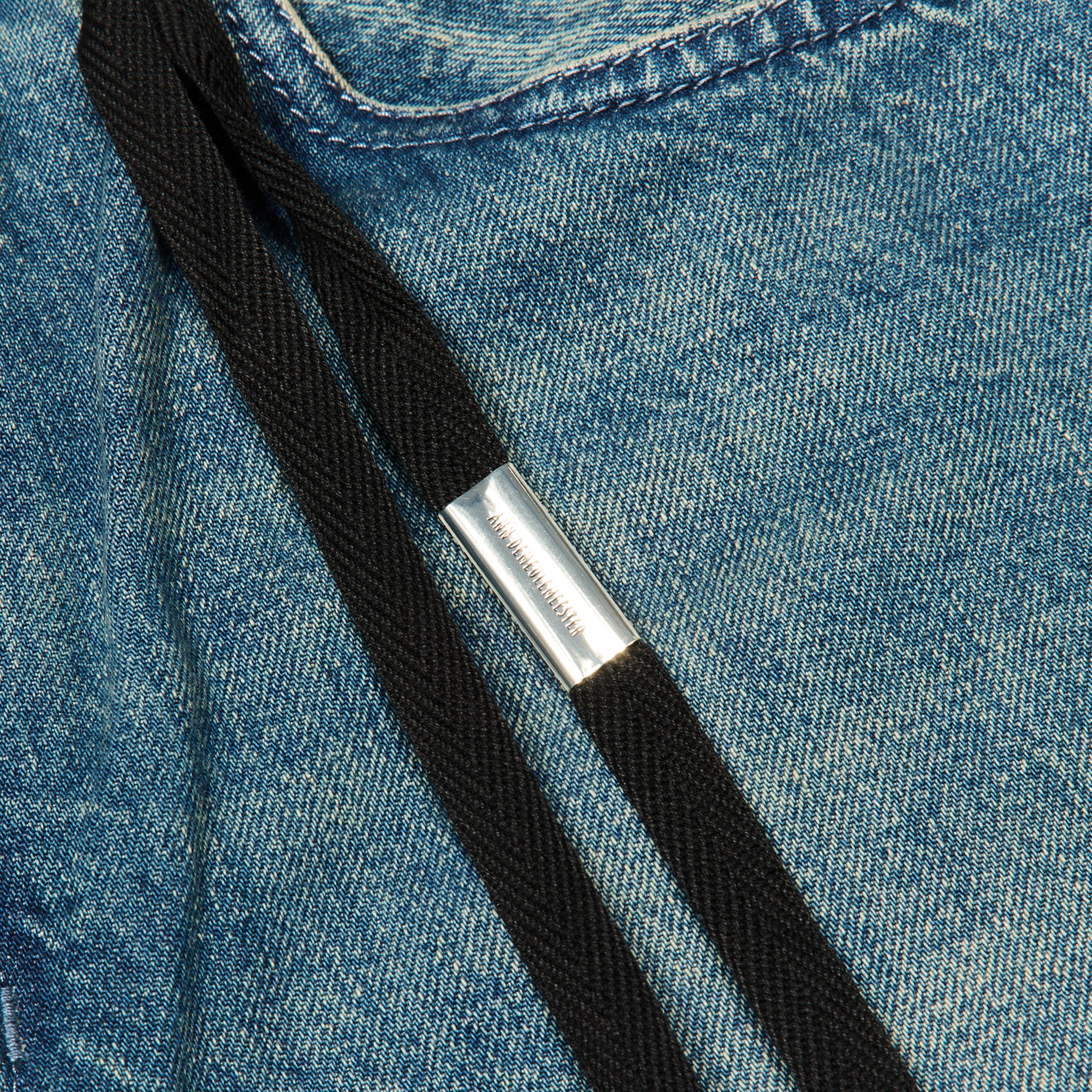 Ann Demeulemeester Modest 5-Pockets Relaxed Flared Trousers Mid Blue