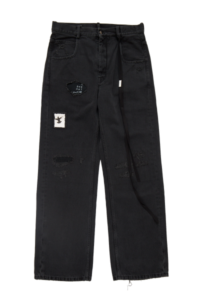 Ann Demeulemeester Ronald 5-Pockets Comfort Trousers With Printed