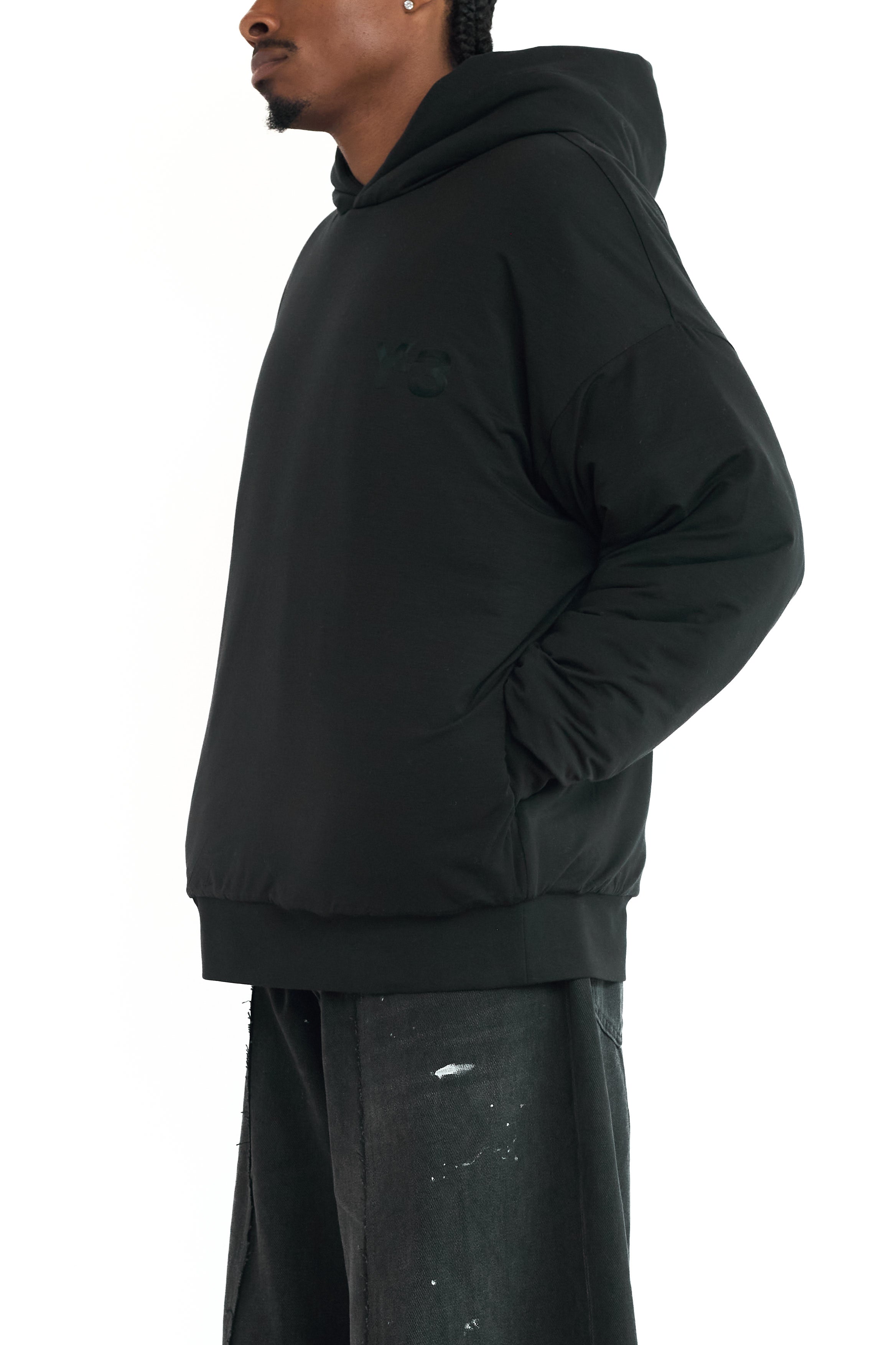 Y-3 Padded Hoodie Black