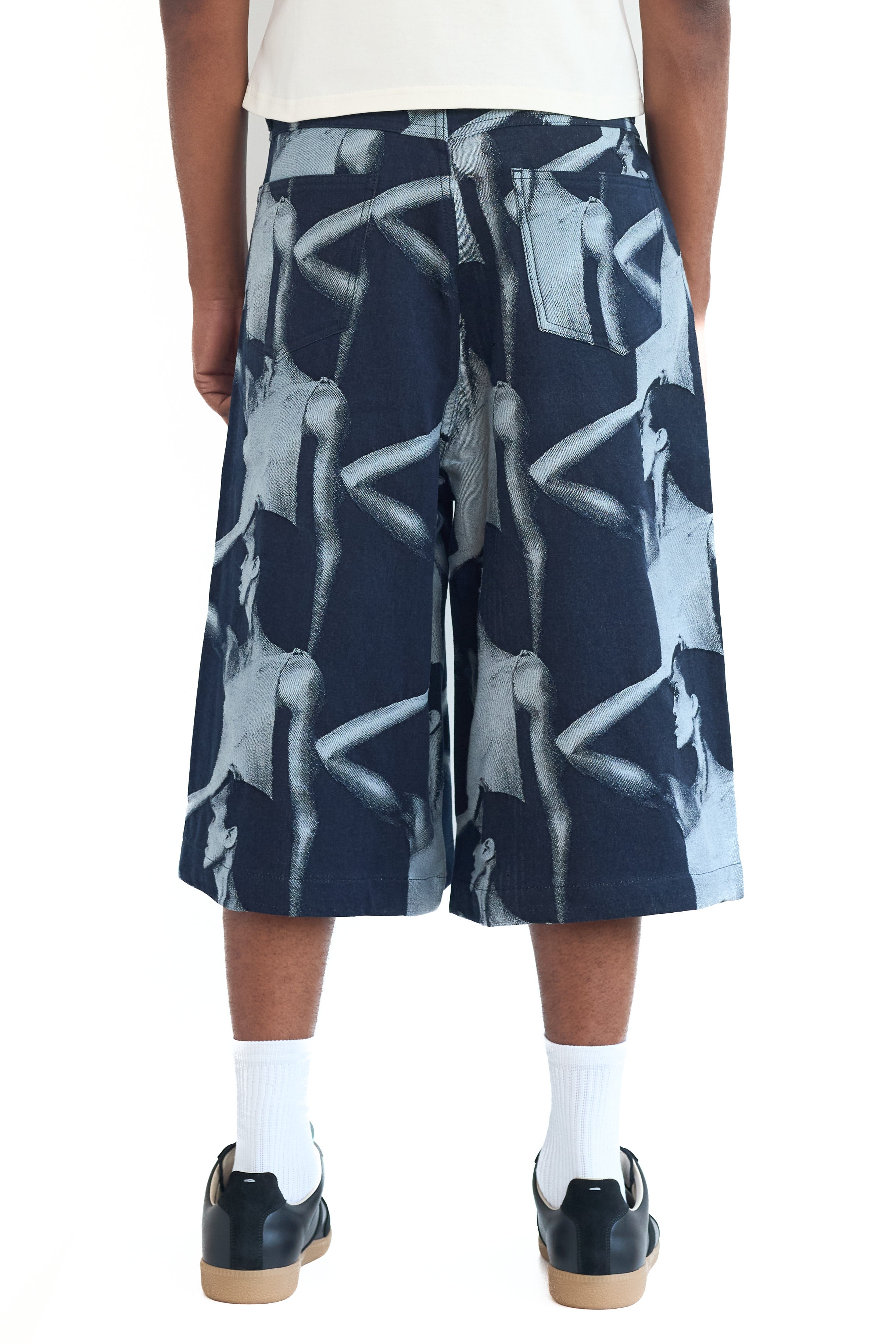 Wales Bonner Jet Shorts Indigo