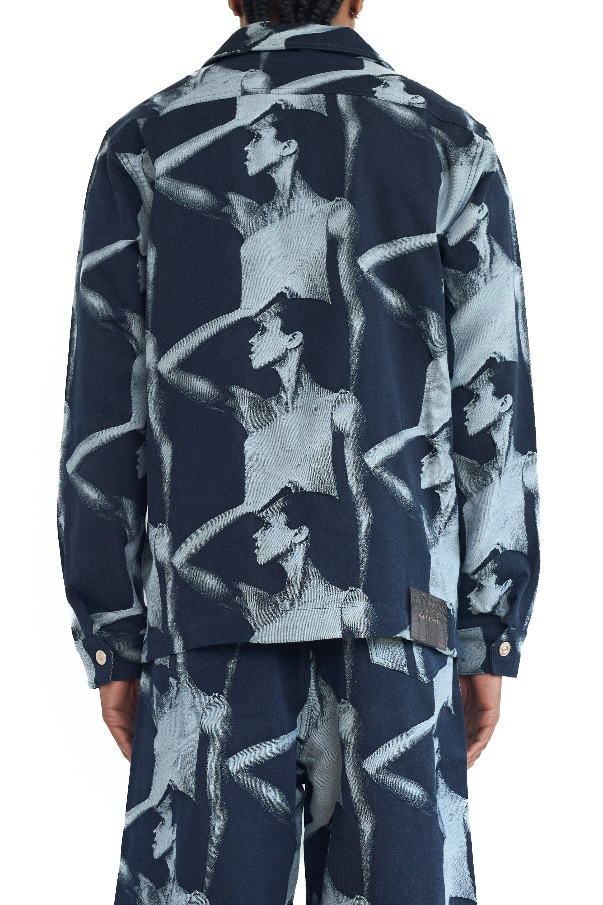 Wales Bonner Jet Zip Jacket Indigo