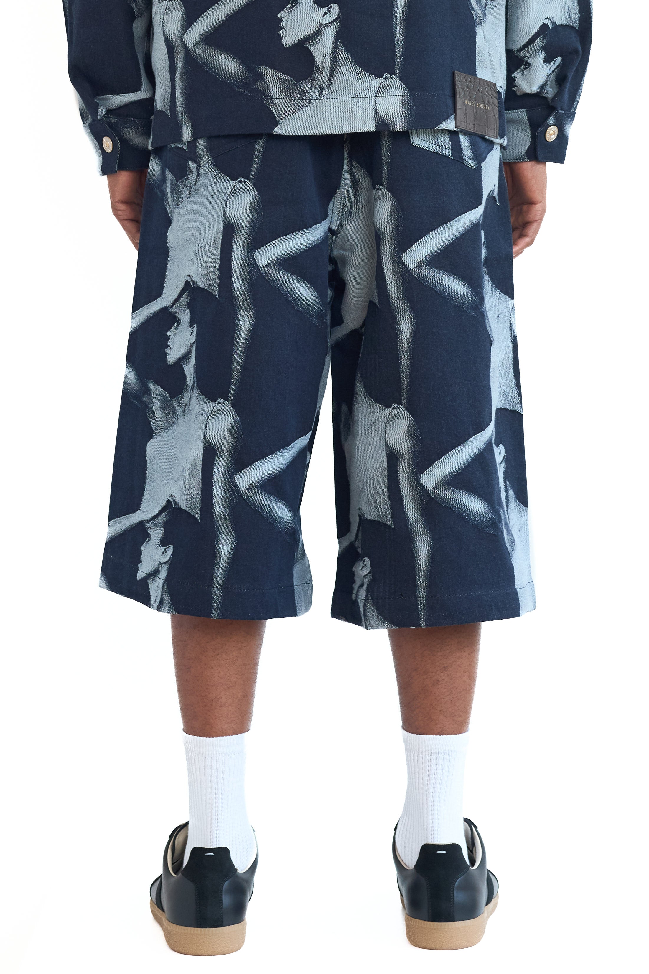 Wales Bonner Jet Shorts Indigo