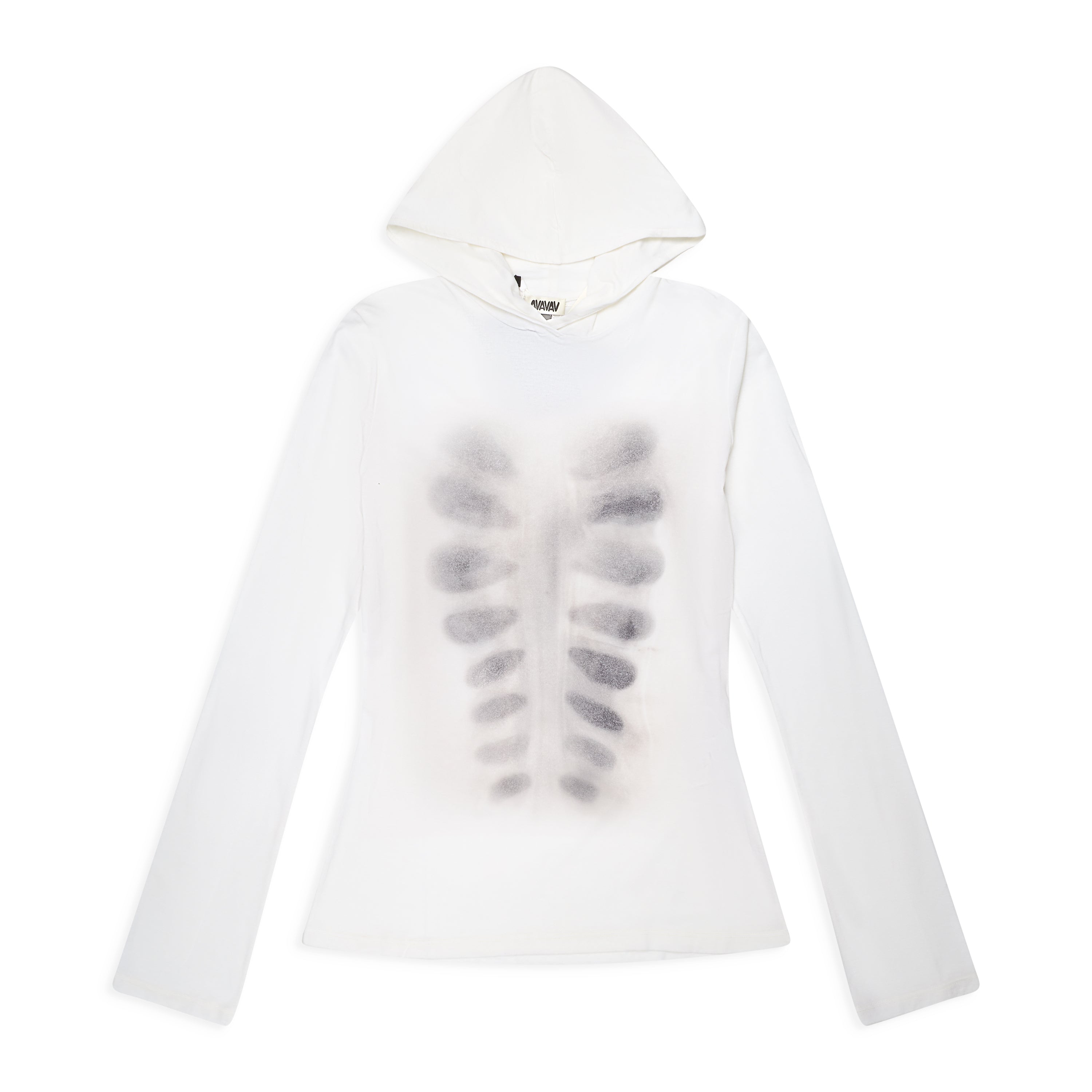 AVAVAV Hooded Top Printed X-Ray White