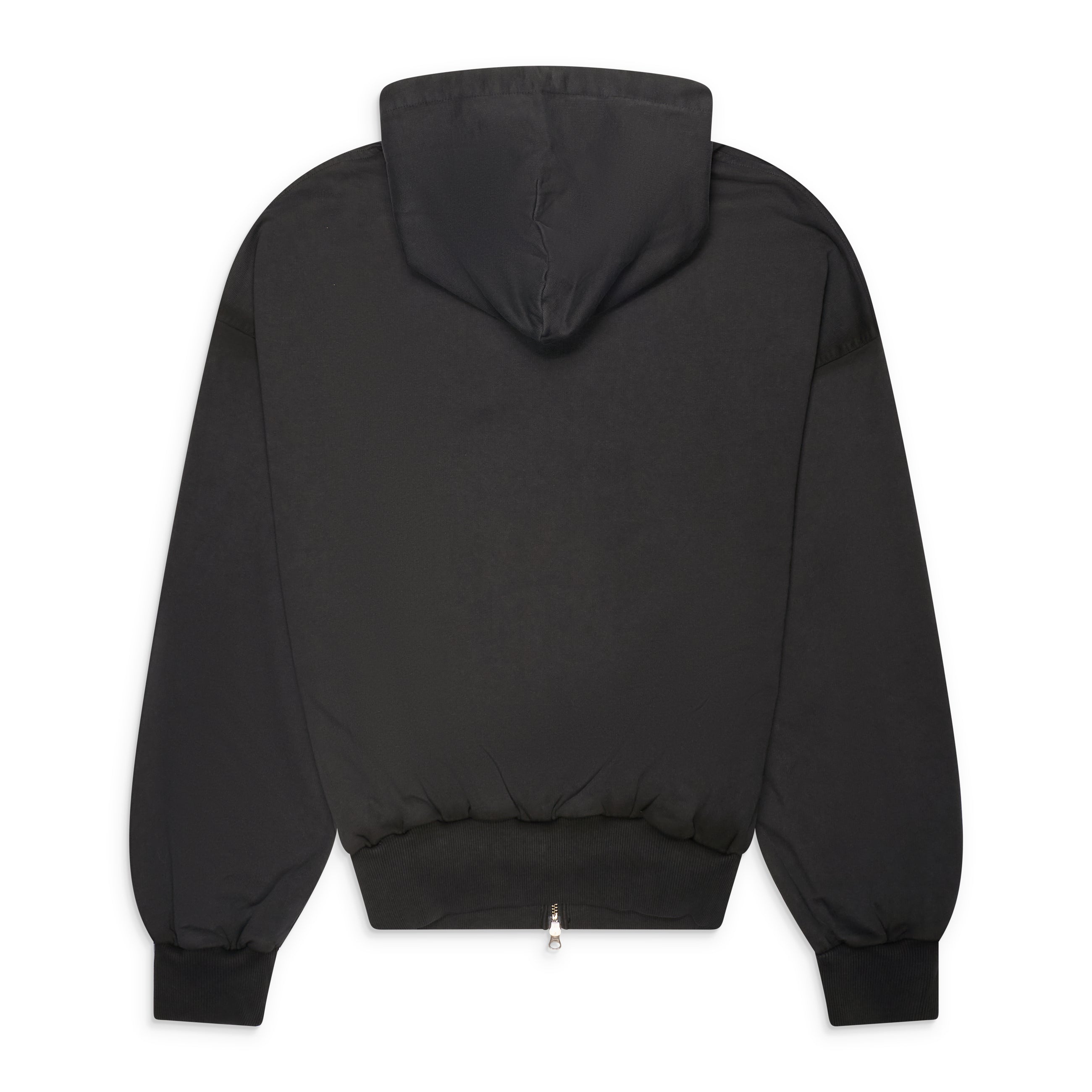AVAVAV Shoulderless Hoodie Cut-Out Application Black