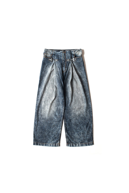 Acne Studios Denim Putty Greystone Jeans Blue 10155